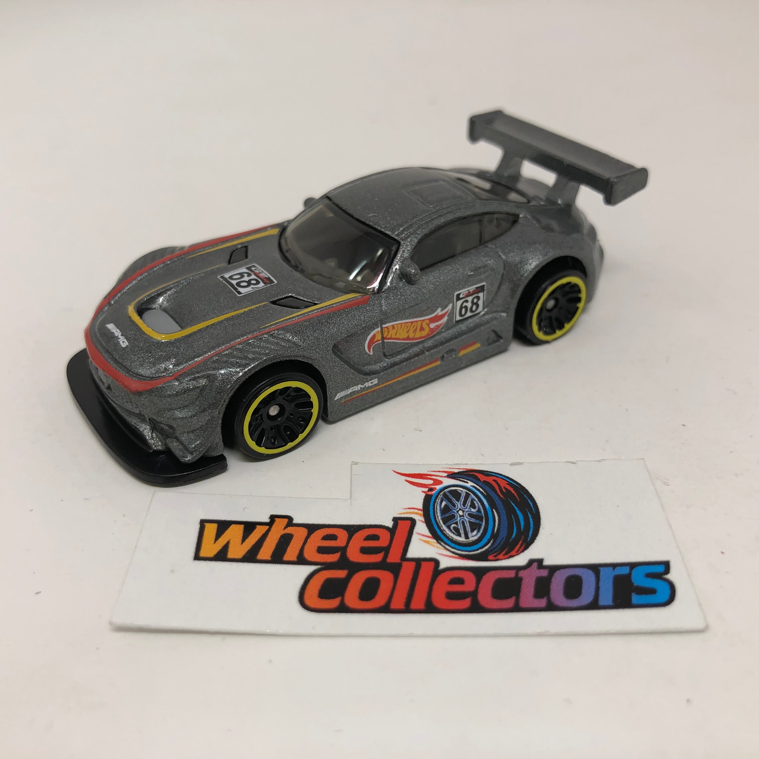 '16 Mercedes-AMG GT3 * Gray * Hot Wheels 1:64 scale Diecast Loose、mySite、hgirdovlk