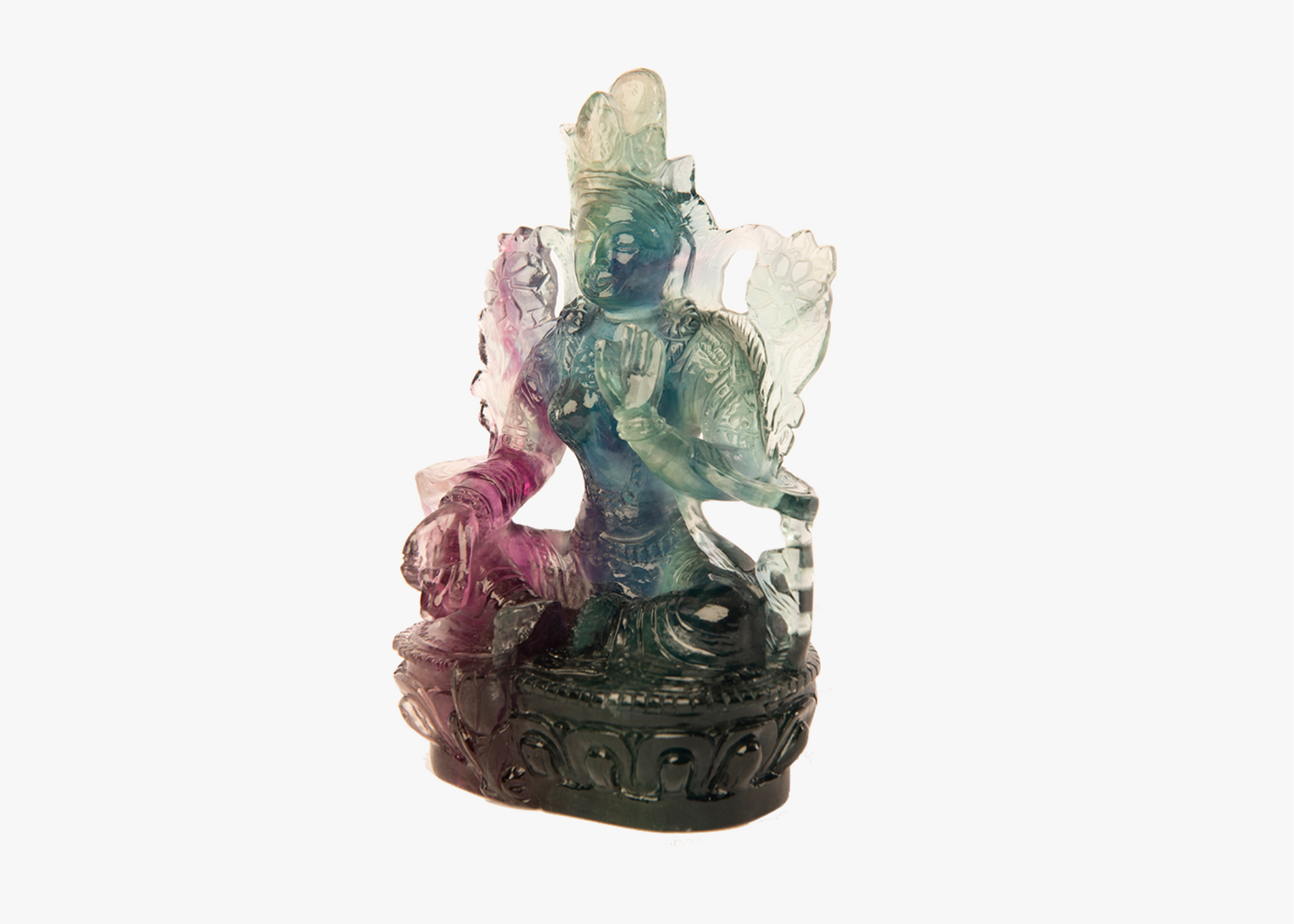 Tara Goddess - Rainbow Fluorite (Small, 16cm)、mySite、topwebapps
