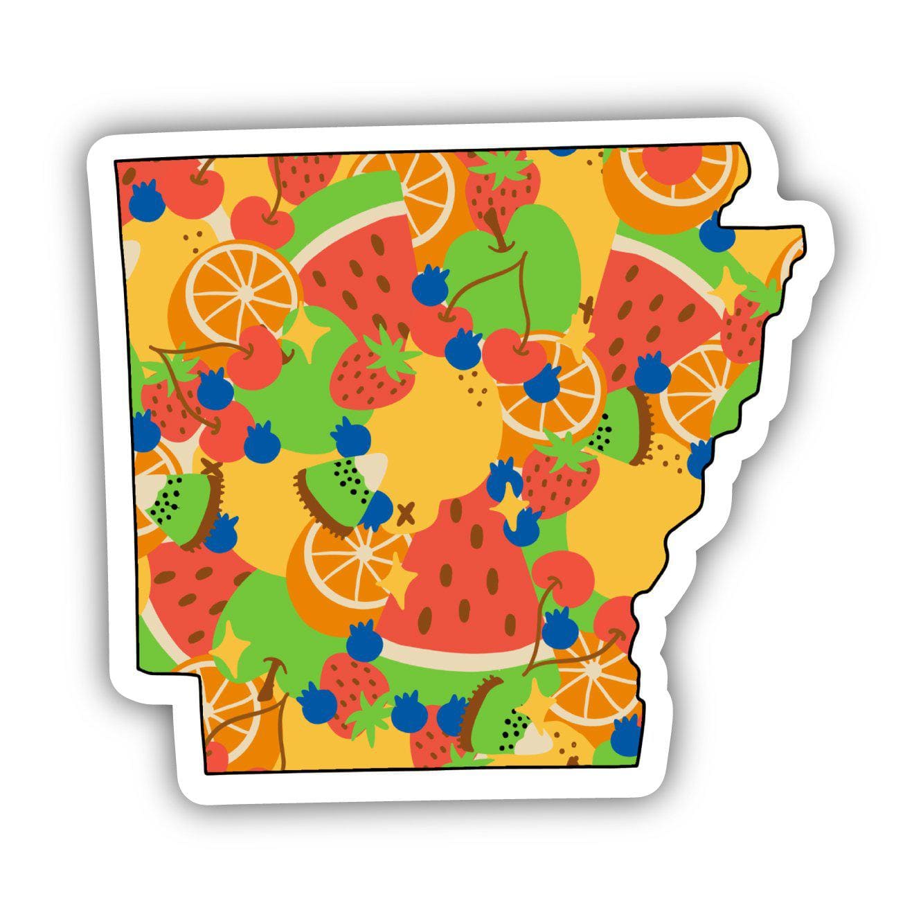  Arkansas Fruit Pattern Sticker、mySite、elrpsem3k