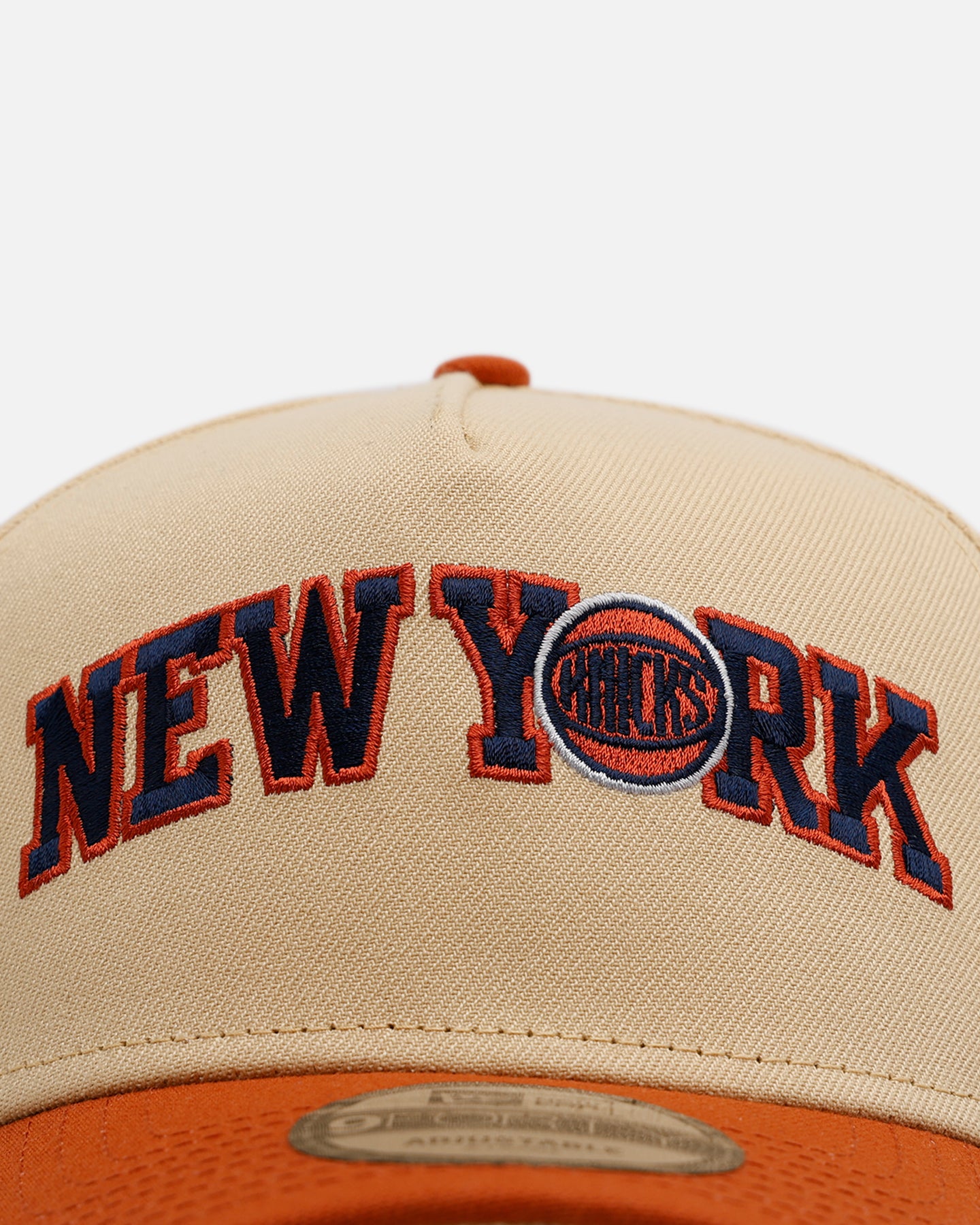 New Era New York Knicks 'Vintage' 9FORTY A-Frame Snapback Vegas Gold、mySite、zt4zffjzw