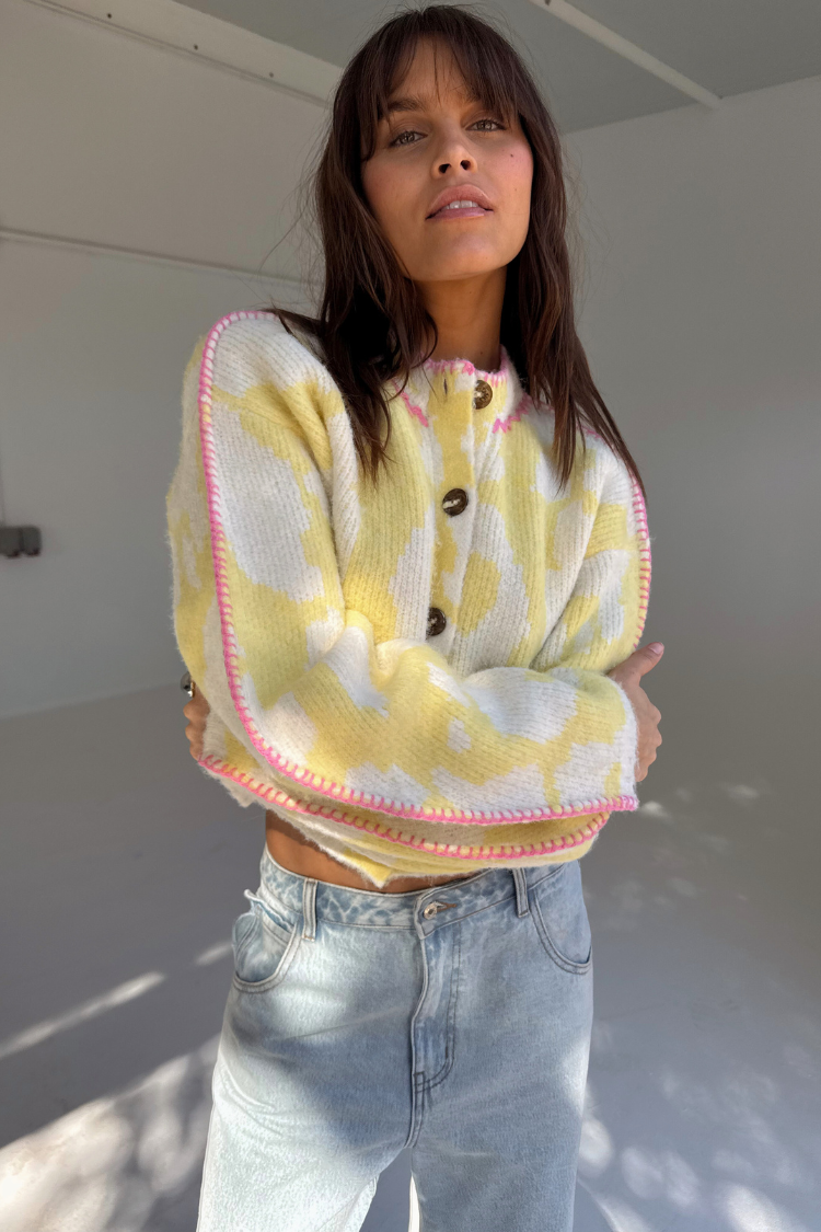 Yellow Zizi Cardigan、mySite、solidvoid