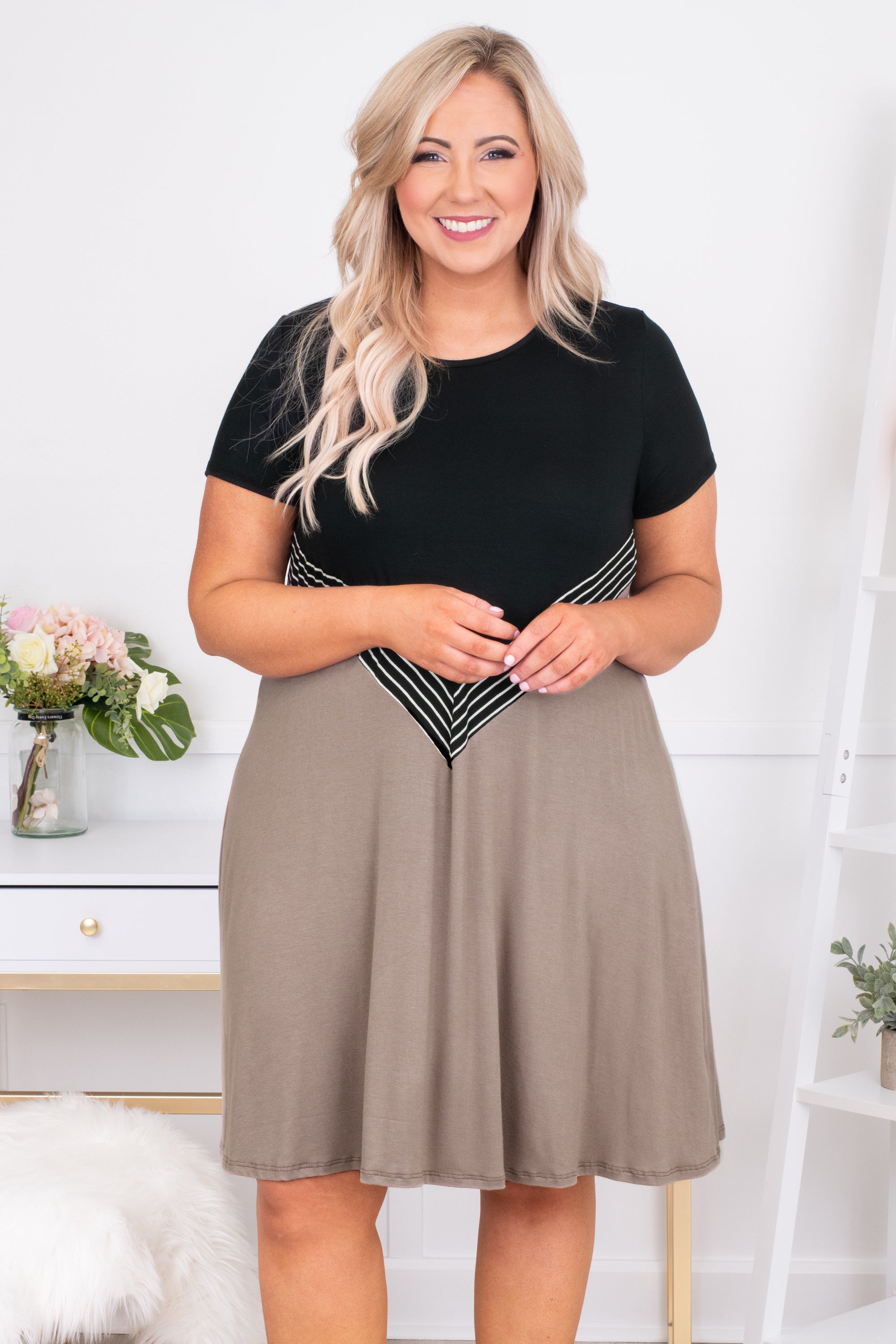  Traveling The World Dress, Black-Mocha、mySite、justintrudeaud