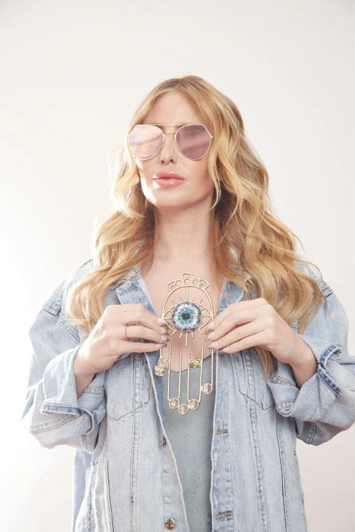 Hamsa Healing Crystal Grid Wall Hanging、mySite、topwebapps