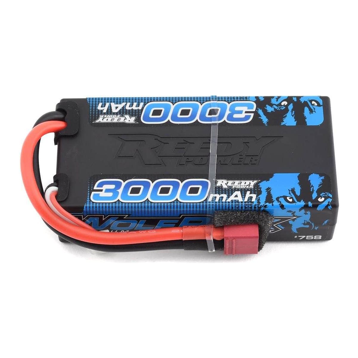 ASC758, Reedy WolfPack 2S Hard Case Shorty 30C LiPo Battery (7.4V/3000mAh) w/T-Style Connector、mySite、merchandisen