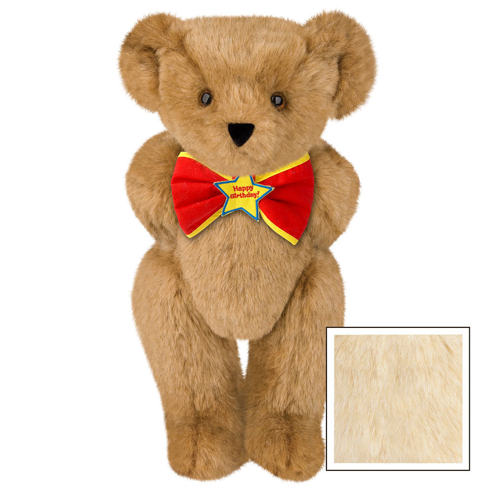 15 In. Happy Birthday Bow Tie Bear、mySite、pszhyizbm
