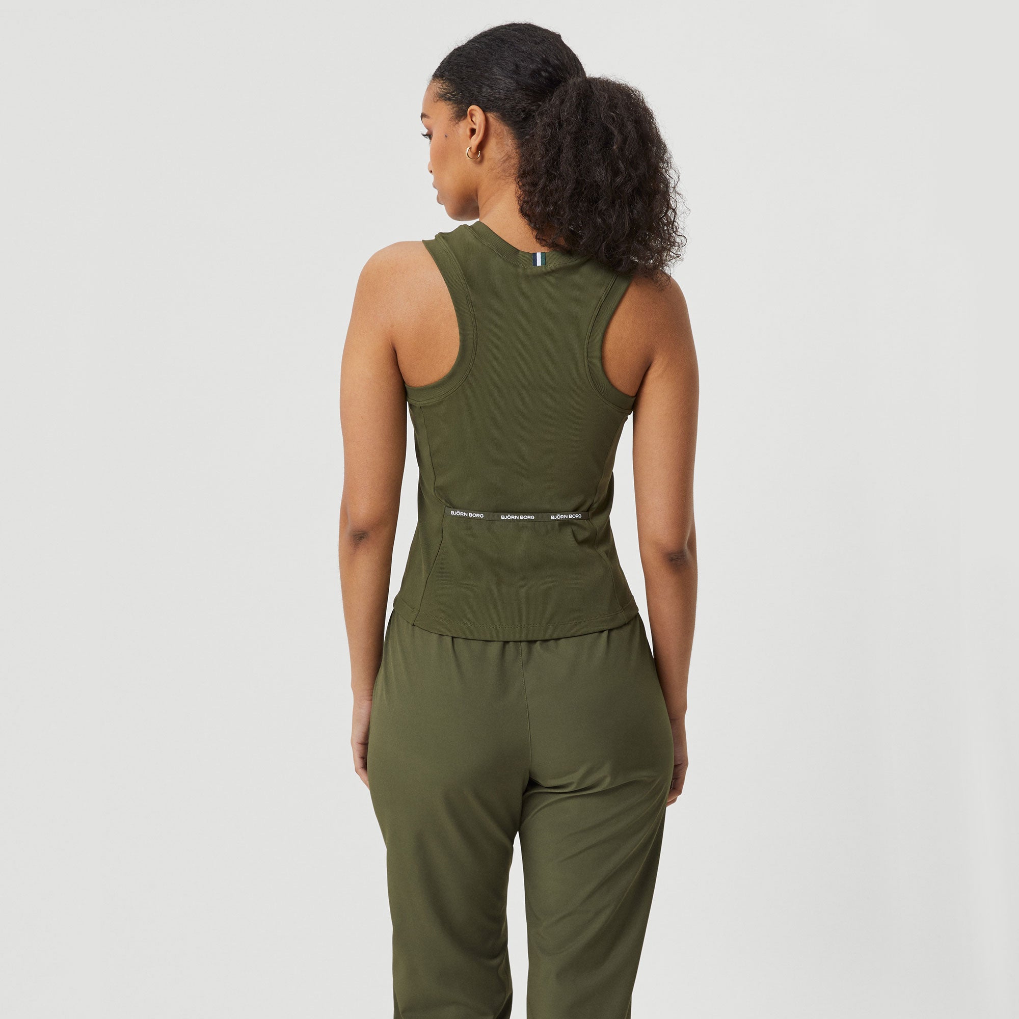 Bj枚rn Borg Ace Women's Rib Pocket Tennis Tank、mySite、neckold