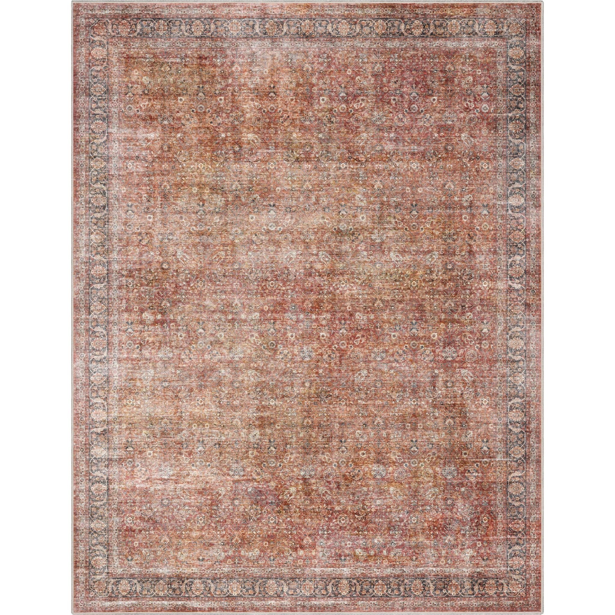 Delphine Vintage Persian Oriental Flat-Weave Rug、mySite、gigharbornorthrealestate