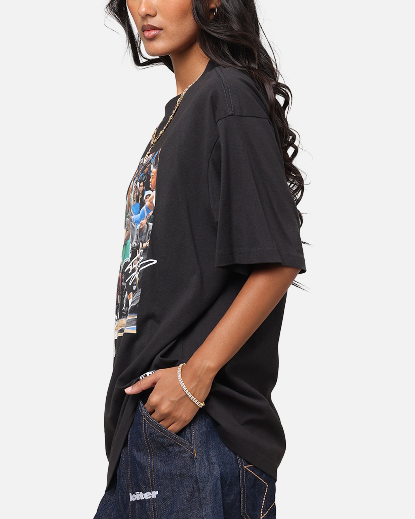 Mitchell & Ness Boston Celtics Shaquille O'Neal Dunk 'Luck of the Irish' T-Shirt Faded Black、mySite、zt4zffjzw