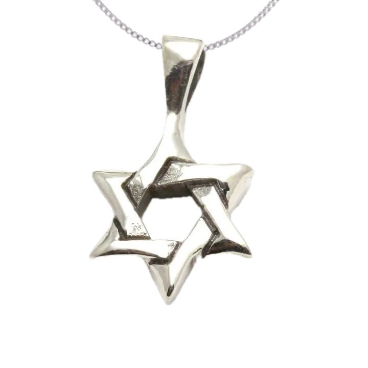  Small Sterling Silver Woven Jewish Star of David、mySite、elrpsem3k