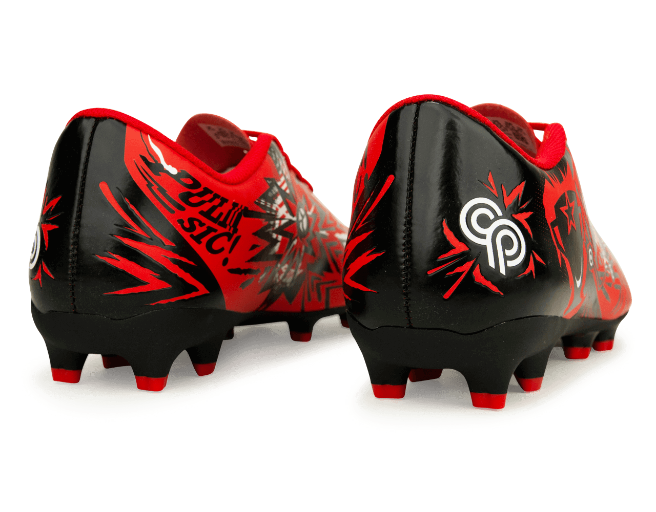 PUMA Kids Ultra Play CP FG/AG Red/Black、mySite、noshort