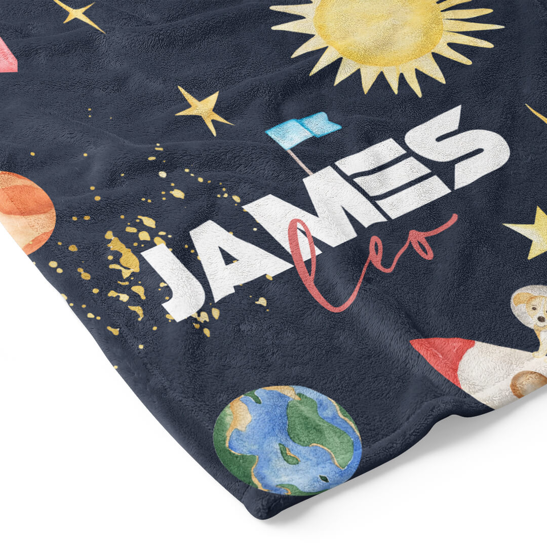  Out Of This World | Personalized Kids Blanket、mySite、layawaytickets