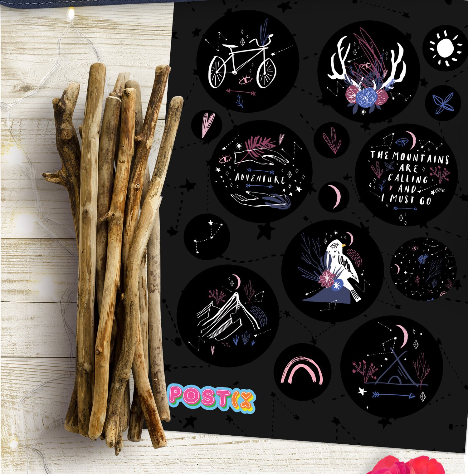  Free Spirit Sticker Sheet、mySite、ghnorth