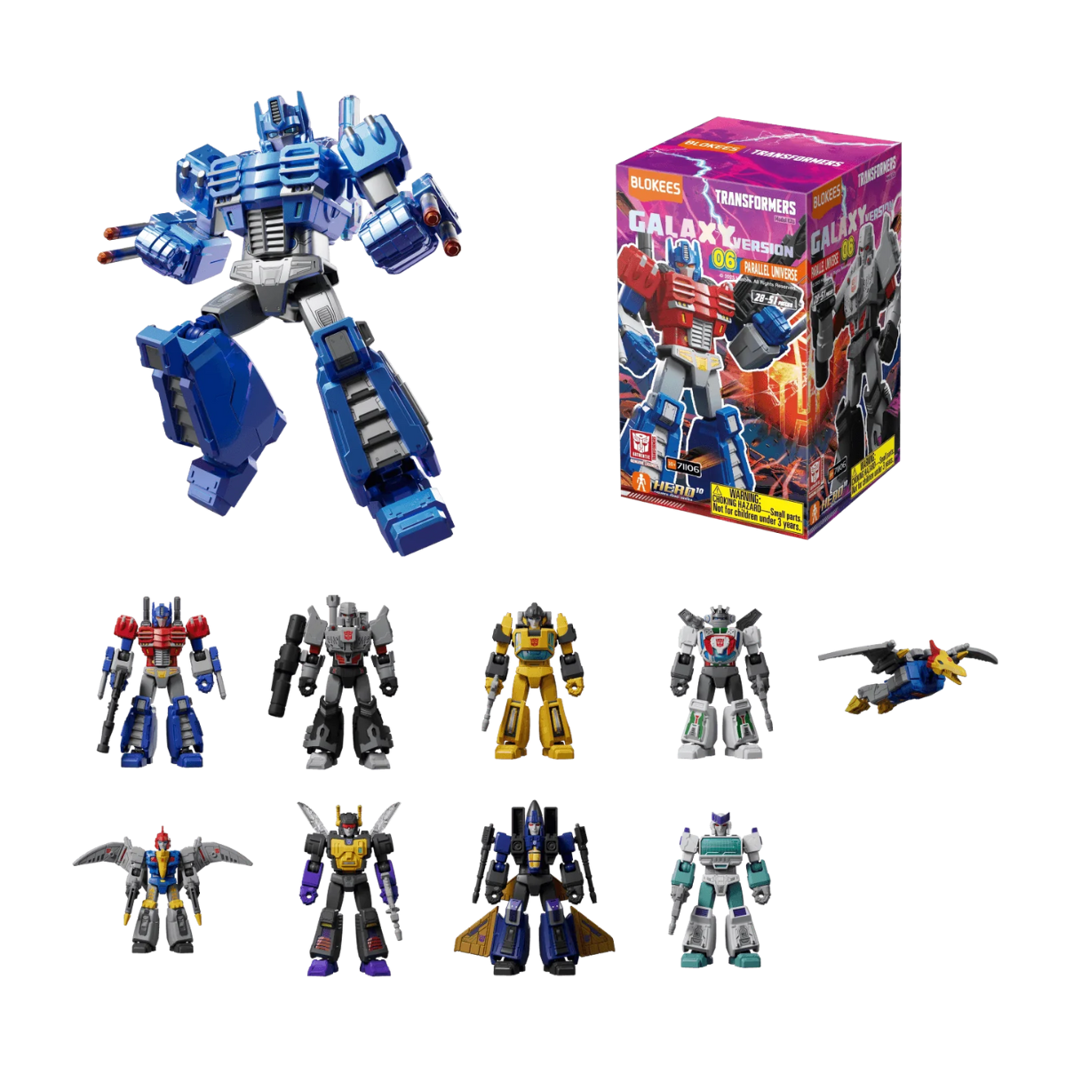 Blokees Transformers Galaxy 06: Parallel Universe Complete Set (Box of 9 Individually Boxed)、mySite、hgirdovlk