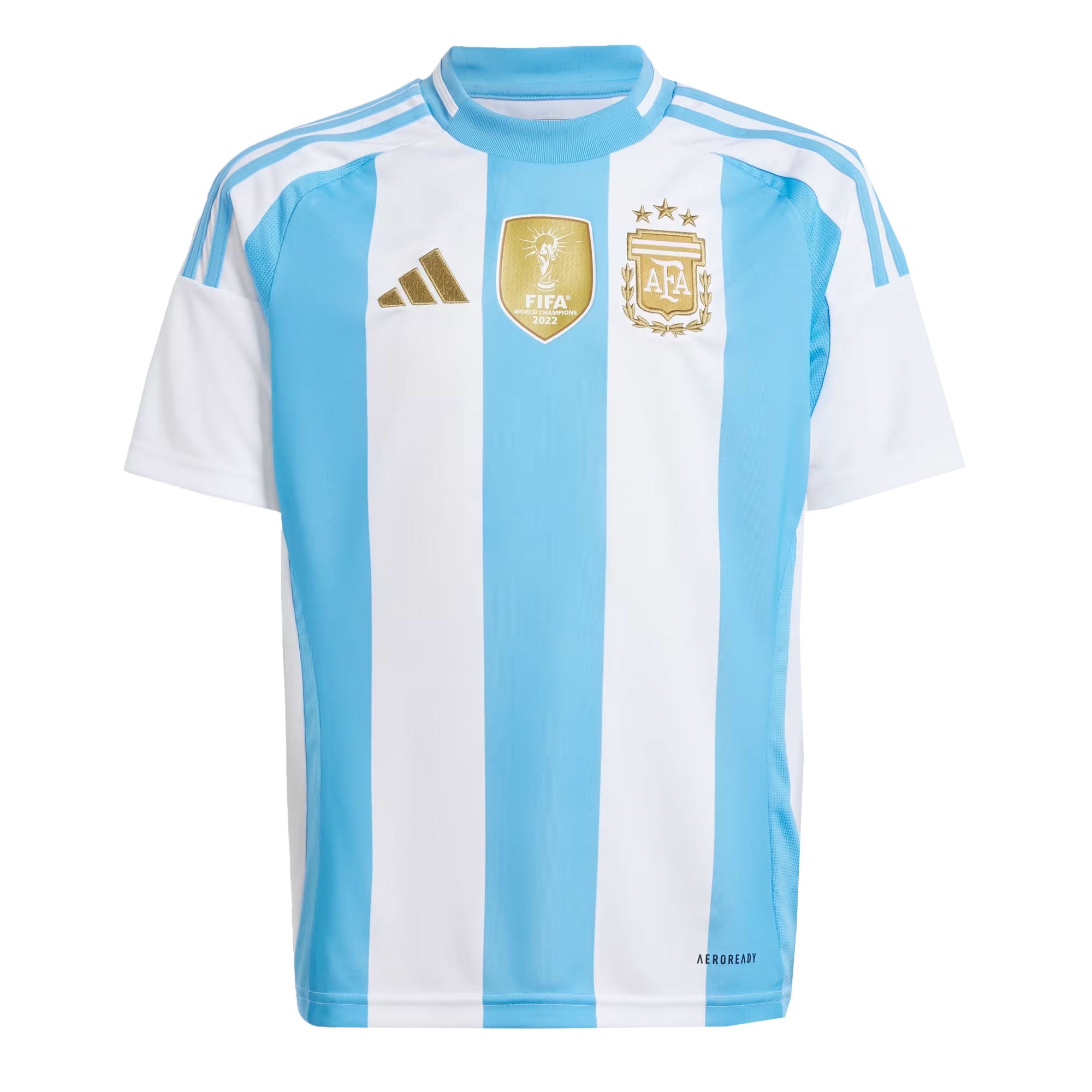 adidas Kids Argentina 2024/25 Home Jersey White/Blue Burst、mySite、noshort