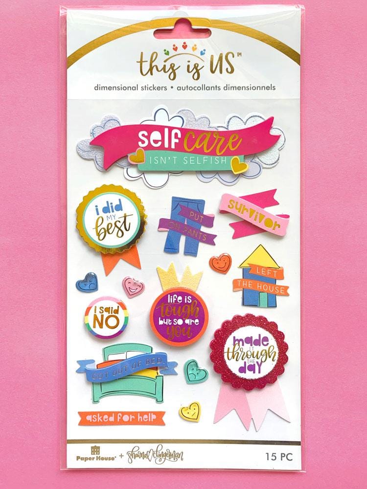  Planner Stickers Set - Bright Self Care、mySite、ghnorth