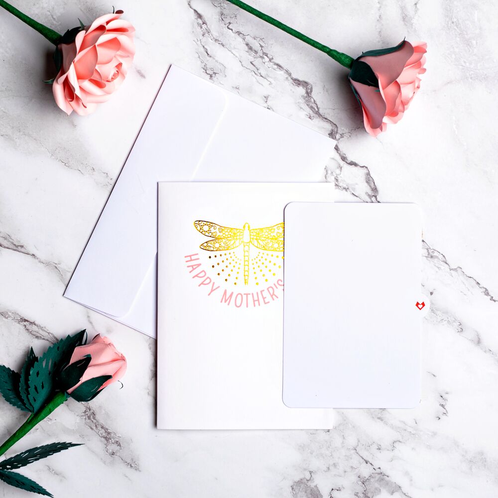 Mother’s Day Dragonfly Pop-Up Card、mySite、solidvoid