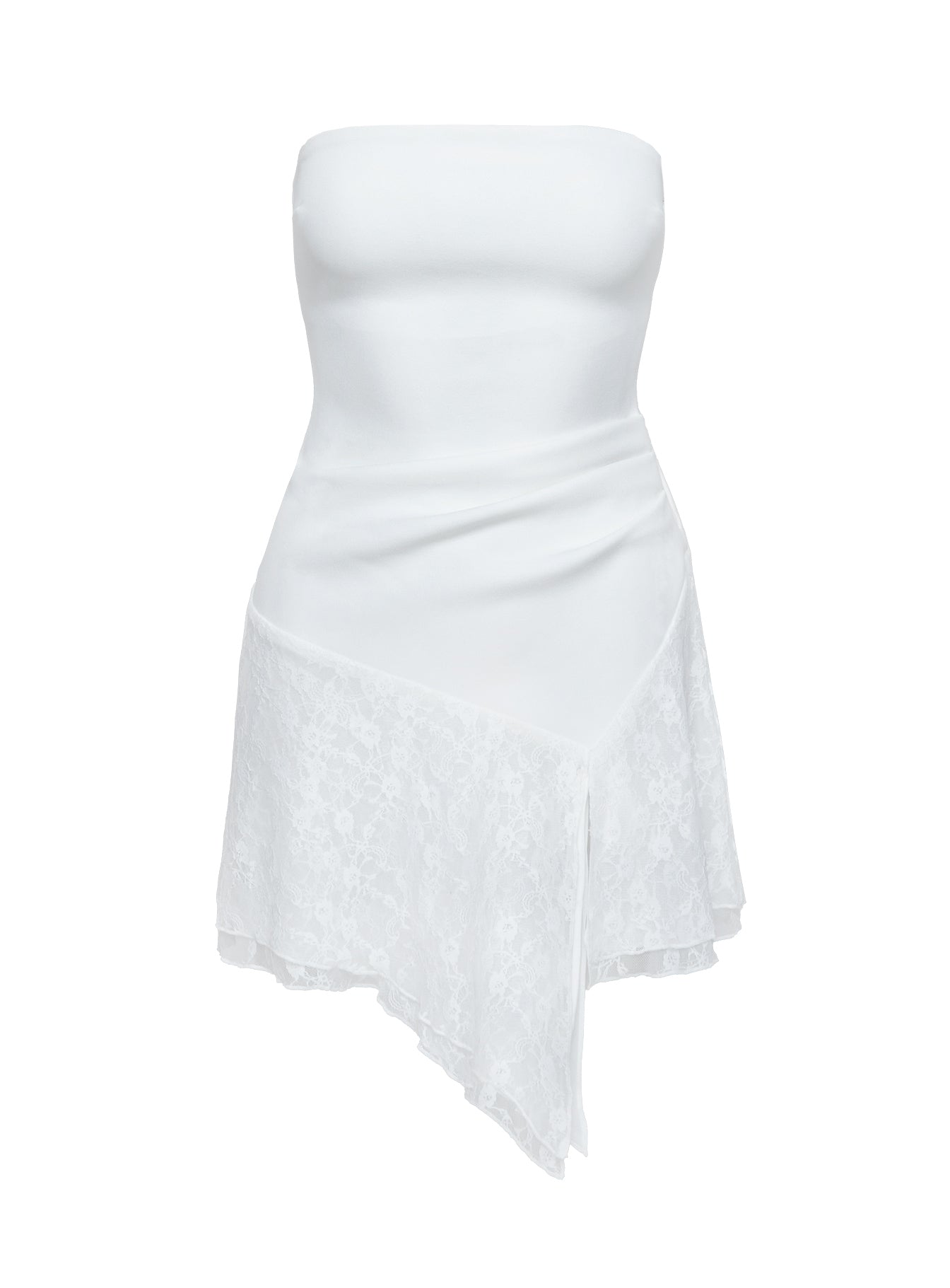 Open Arms Lace Mini Dress White、mySite、solidvoid
