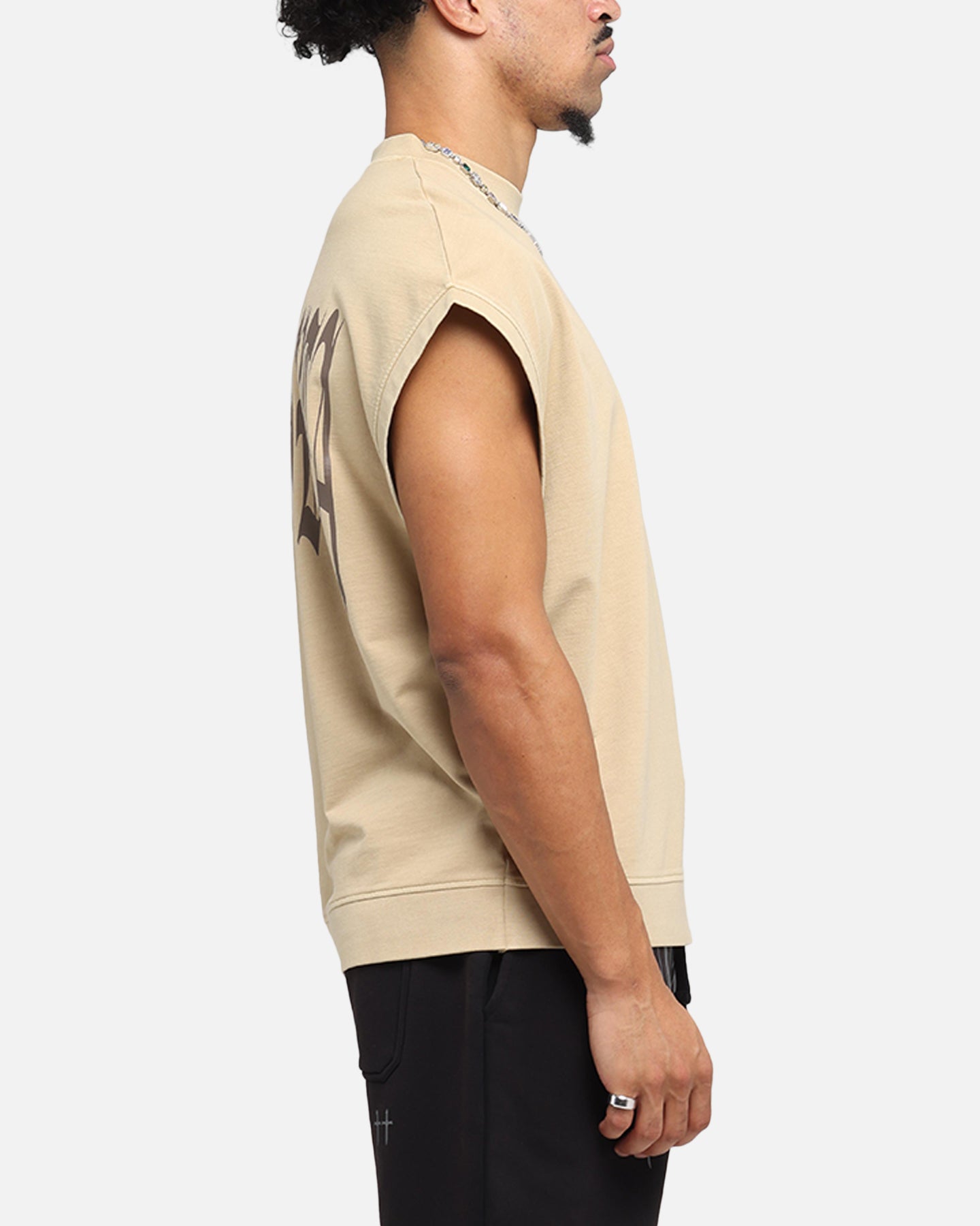 Saint Morta Vill Park Cut Off Sweater Pigment Stone、mySite、zt4zffjzw