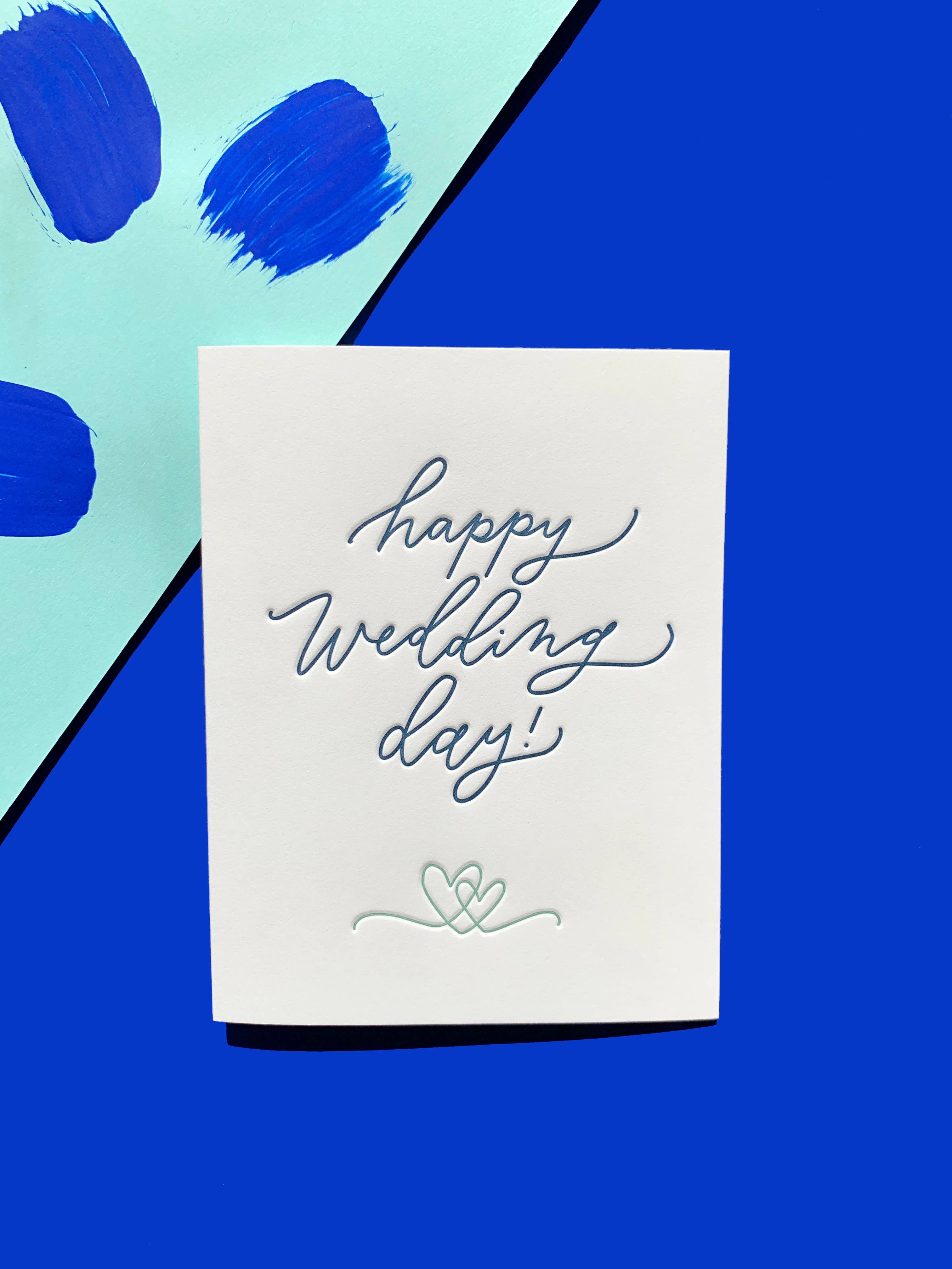 INK MEETS PAPER - Happy Wedding Day Script card、mySite、garagedoors4me