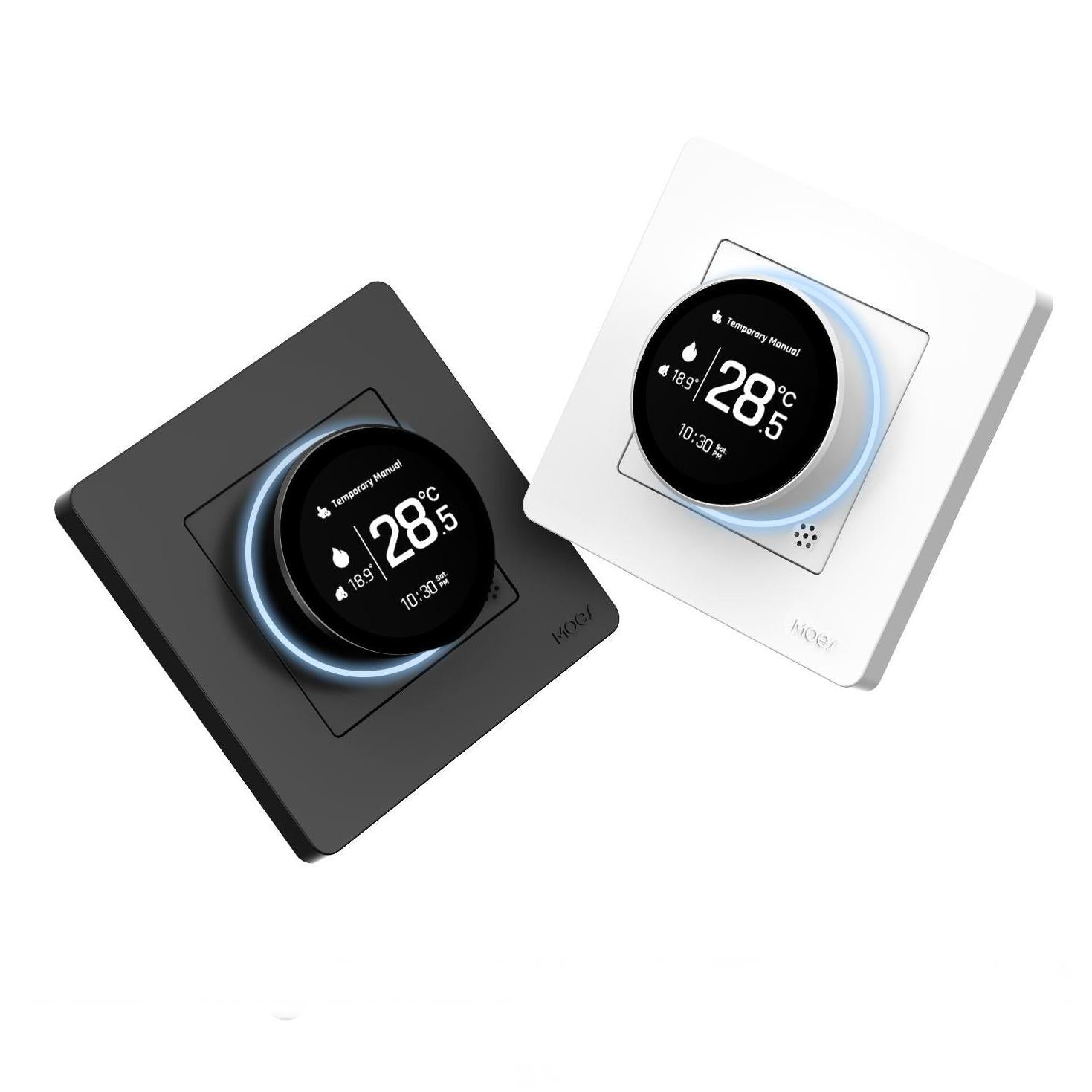 ZigBee Star Ring Smart Thermostat Temperature Controller Water Boiler Electric Heating、mySite、fannypackpong