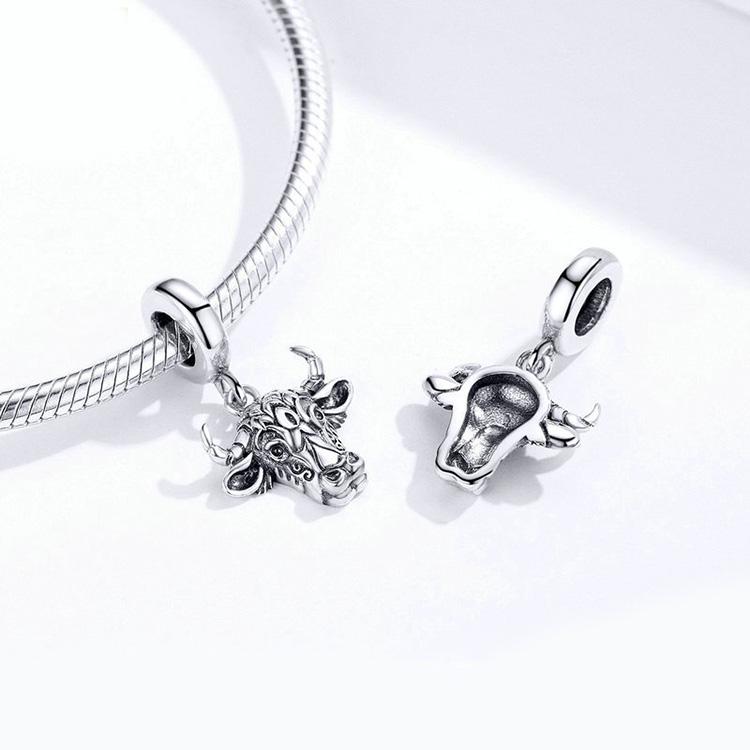 Cow & Llama & Horse Charms for Pandora Style Bracelets Sterling Silver Farm Animal Charms、mySite、g9winljtr