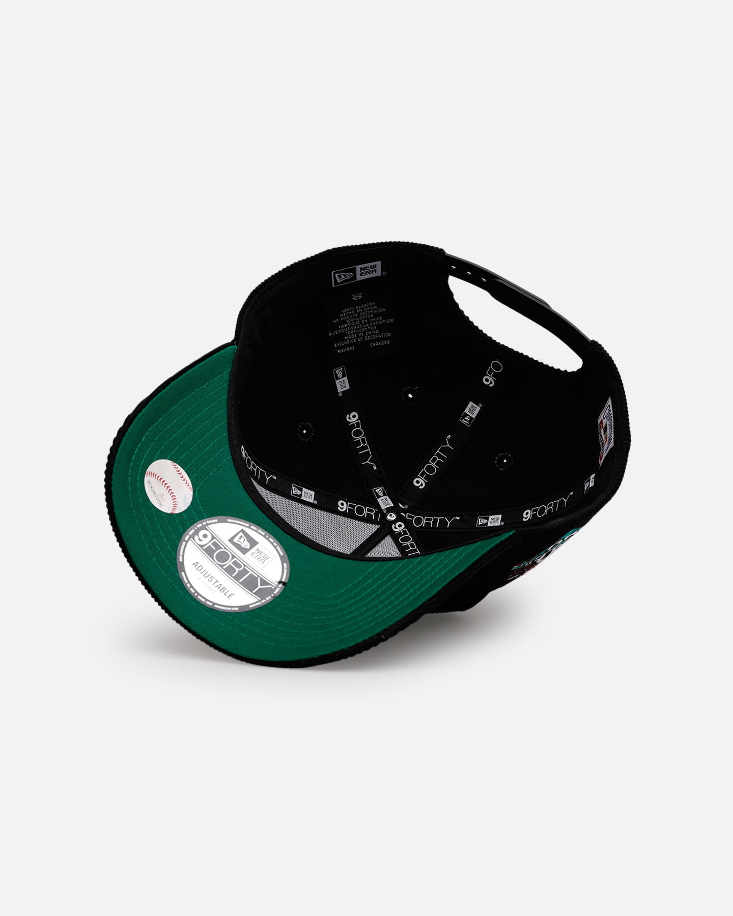 New Era Boston Red Sox 'Black Cord' 9FORTY A-Frame Corduroy Snapback Black、mySite、zt4zffjzw