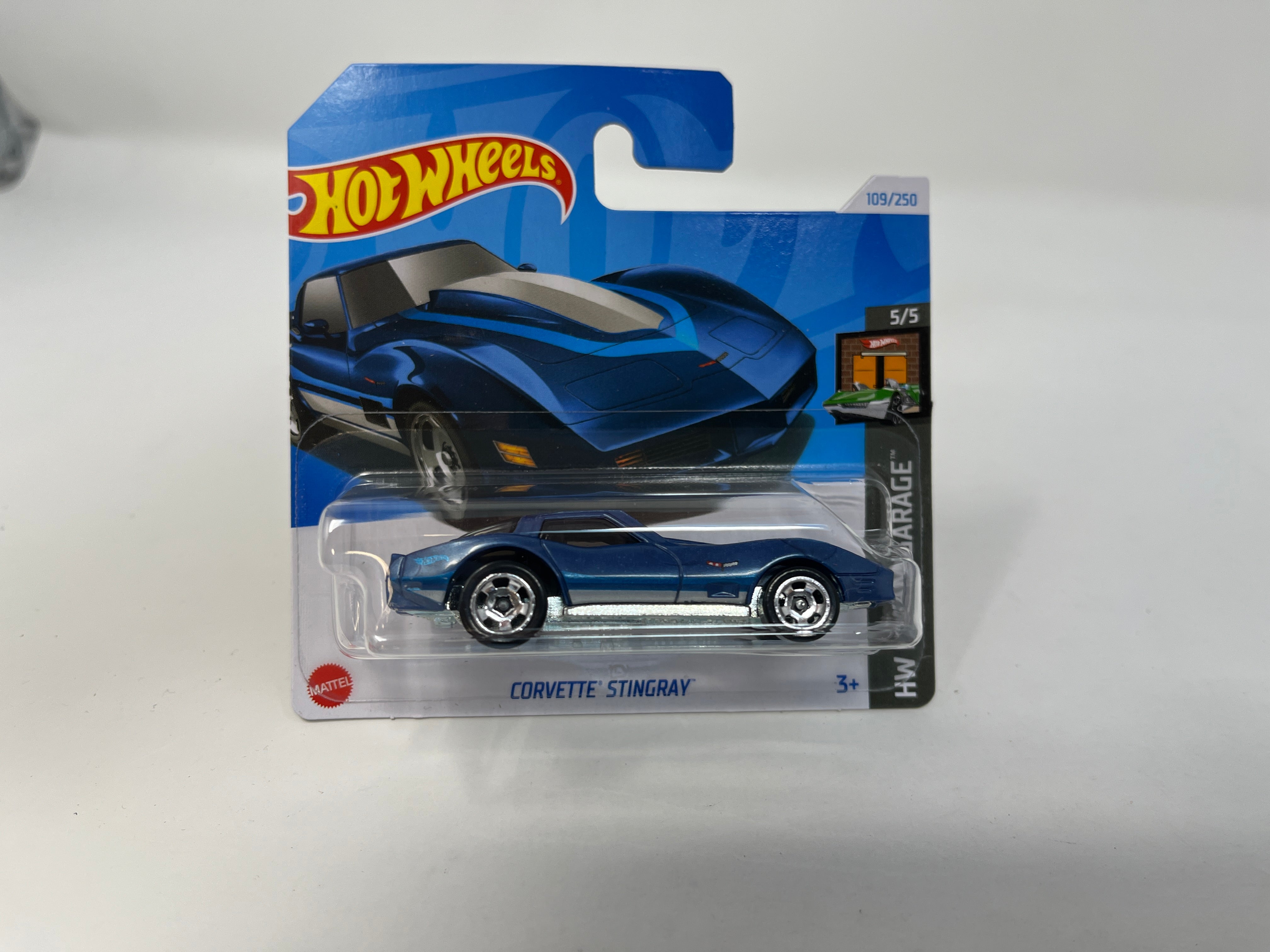 Corvette Stingray #109 * Blue * 2024 Hot Wheels Case N Short Card、mySite、hgirdovlk