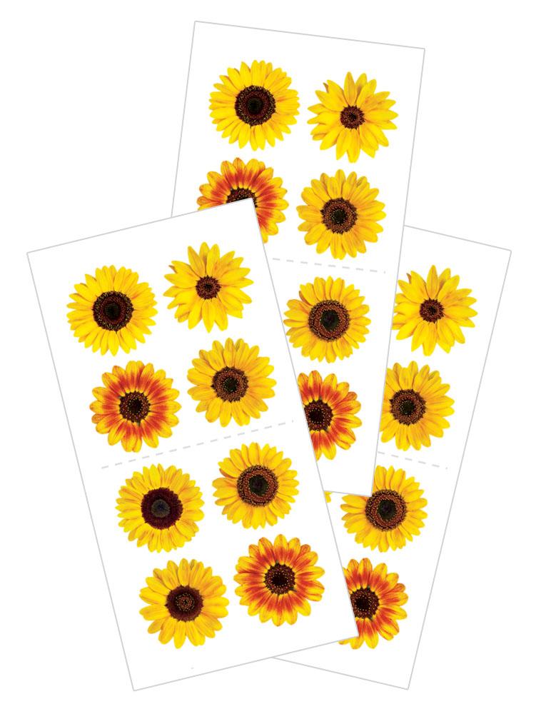  Decorative Stickers - Mini Sunflowers、mySite、ghnorth