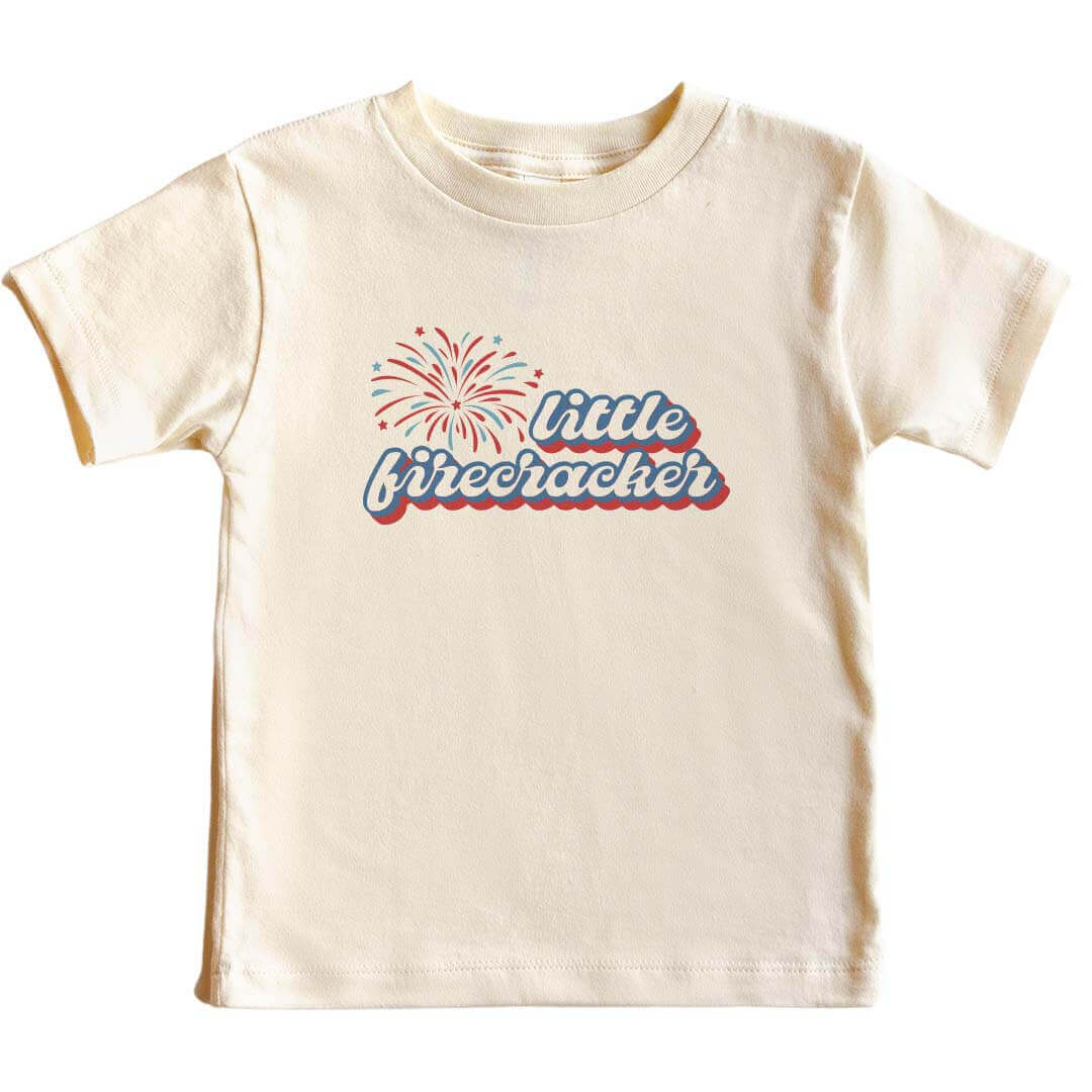  Firecracker Kids Graphic Tee | Natural、mySite、layawaytickets