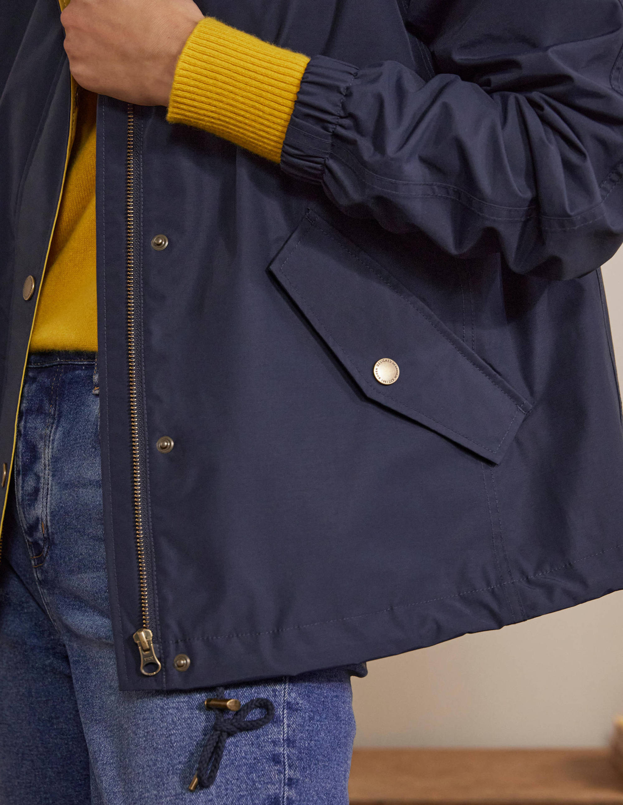  Waterproof Hooded Jacket-Navy、mySite、ashleygrahame