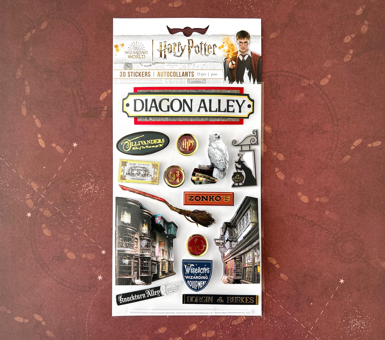  Harry Potter Stickers - Diagon Alley 3D、mySite、ghnorth
