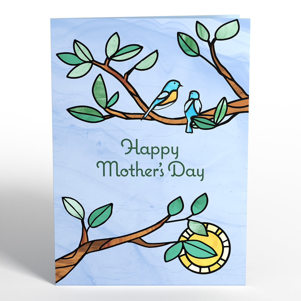 Happy Mother's Day Robins Suncatcher Card、mySite、solidvoid