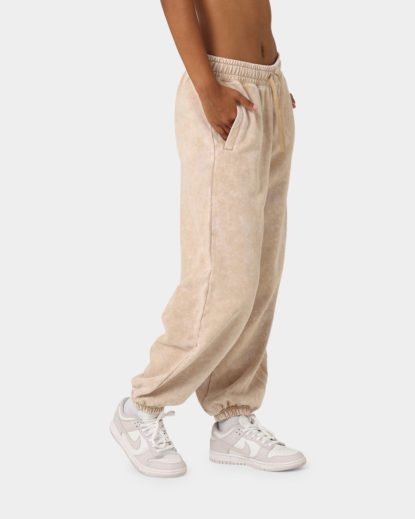 Jordan Women's Jordan Flight Fleece Washed Pants Desert、mySite、zt4zffjzw