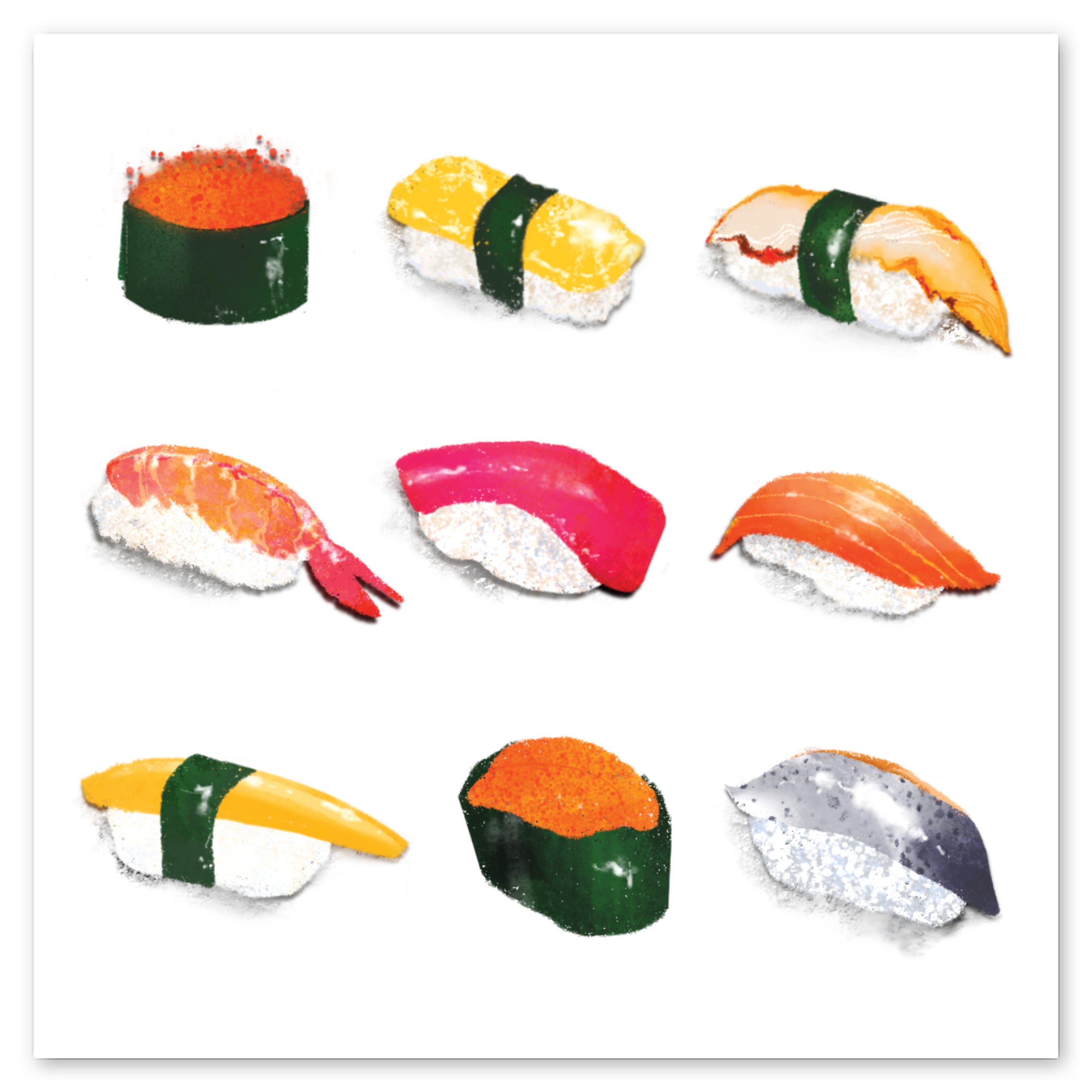  Sushi Platter Tattly Temporary Tattoos、mySite、ghnorth