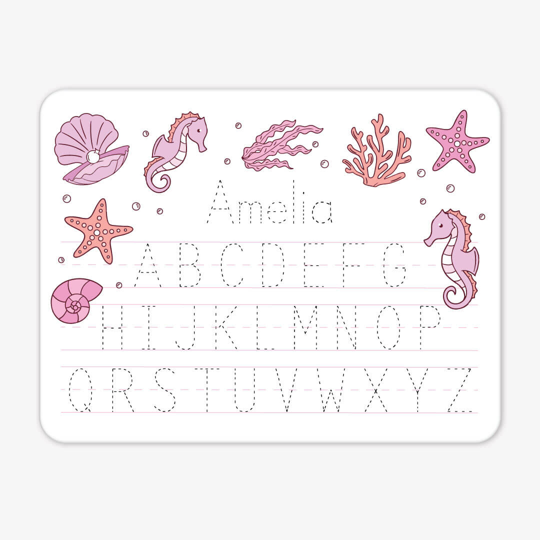  Kids Personalized Whiteboard | Tiny Tides Pink、mySite、layawaytickets