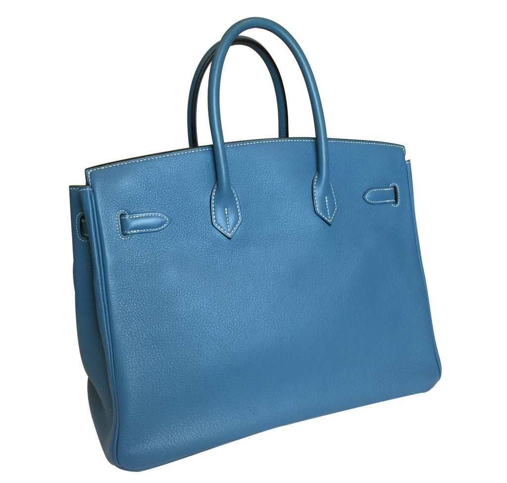 Hermès Blue Jean Birkin 35cm Bag PHW、mySite、garminoutage.com