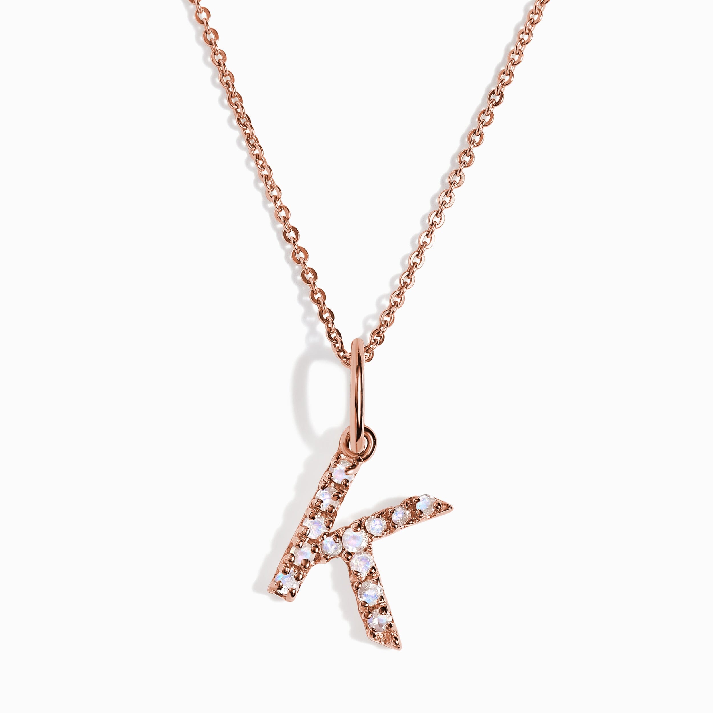 Moonstone Necklace - Alphabet、mySite、hinf8tx79