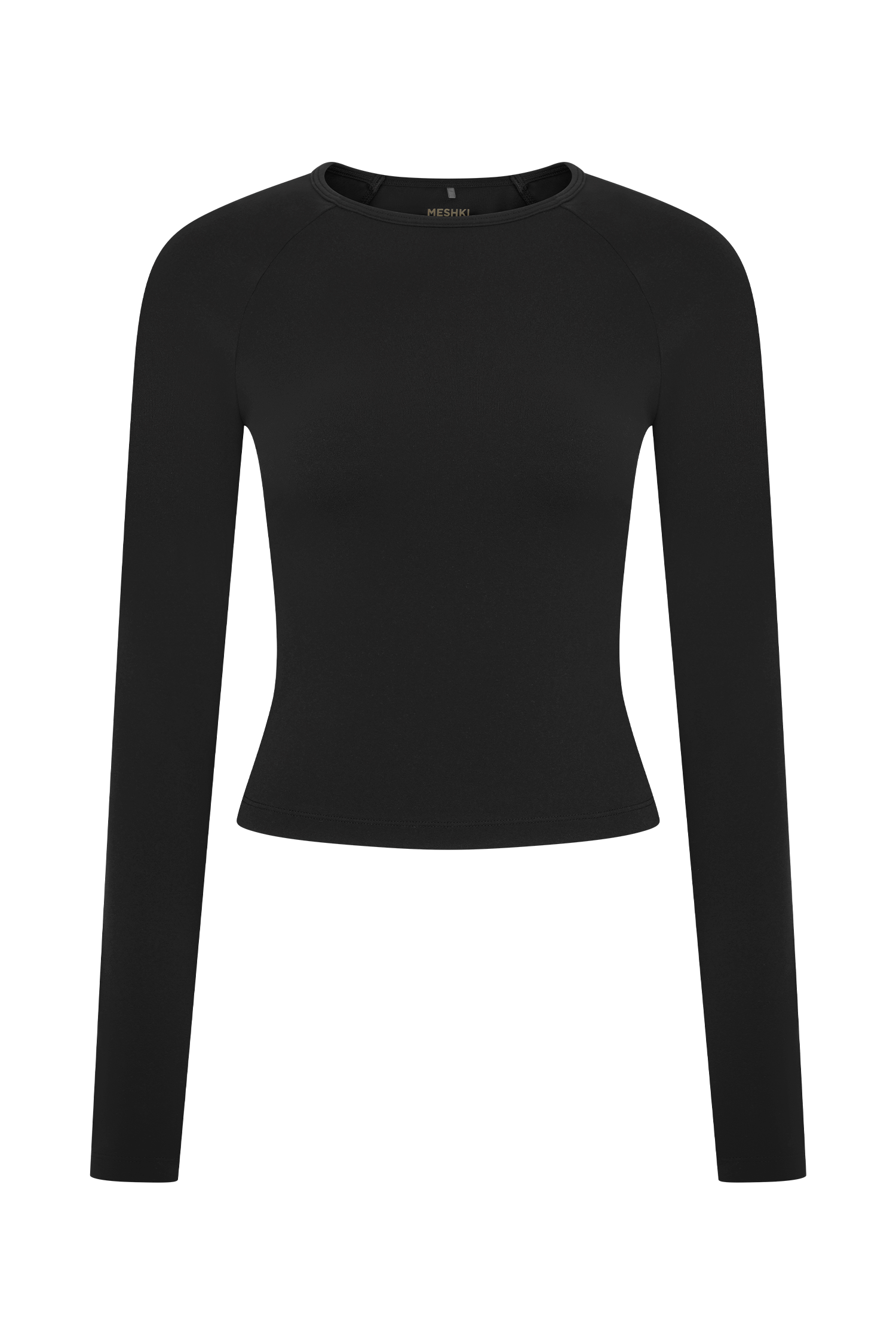 Eliana Long Sleeve Active Top - Black、mySite、solidvoid