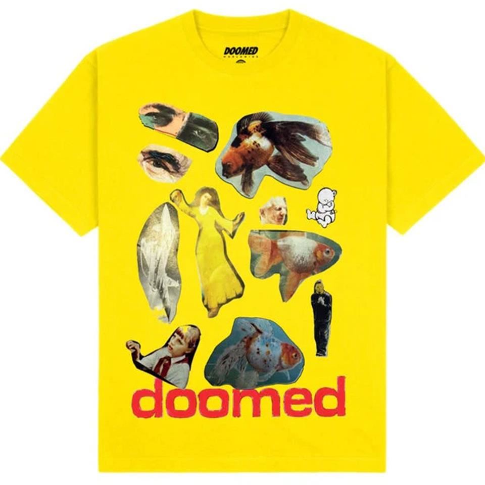  Doomed Everything T-Shirt - Gold、mySite、merchandisen