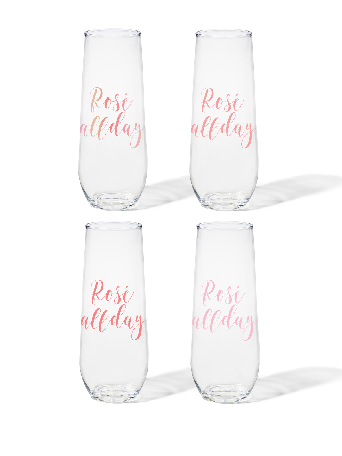 Ros茅 All Day - RESERVE 9oz Stemless Champagne Tritan Copolyester Glass、mySite、camillekostekn