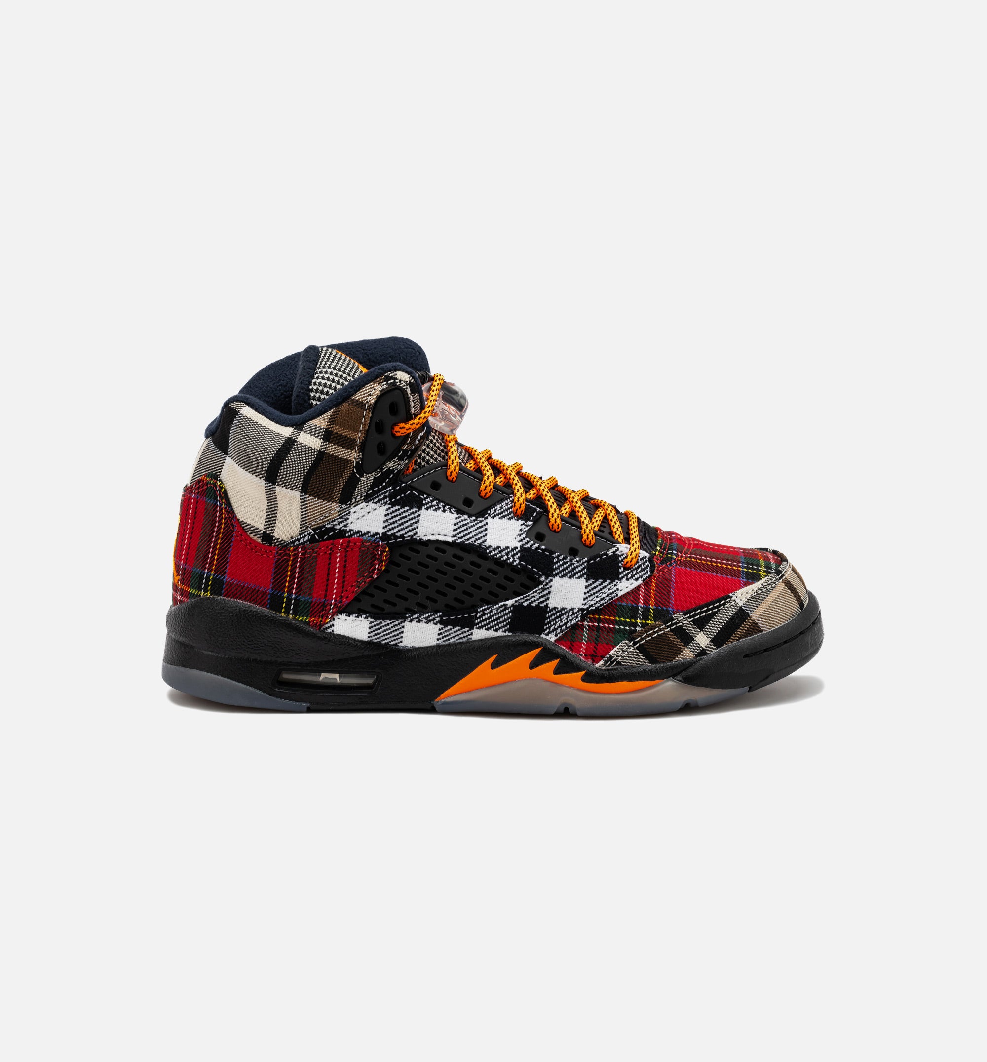 Air Jordan 5 Retro Plaid Grade School Lifestyle Shoe - Black/Multi、mySite、dreamappss