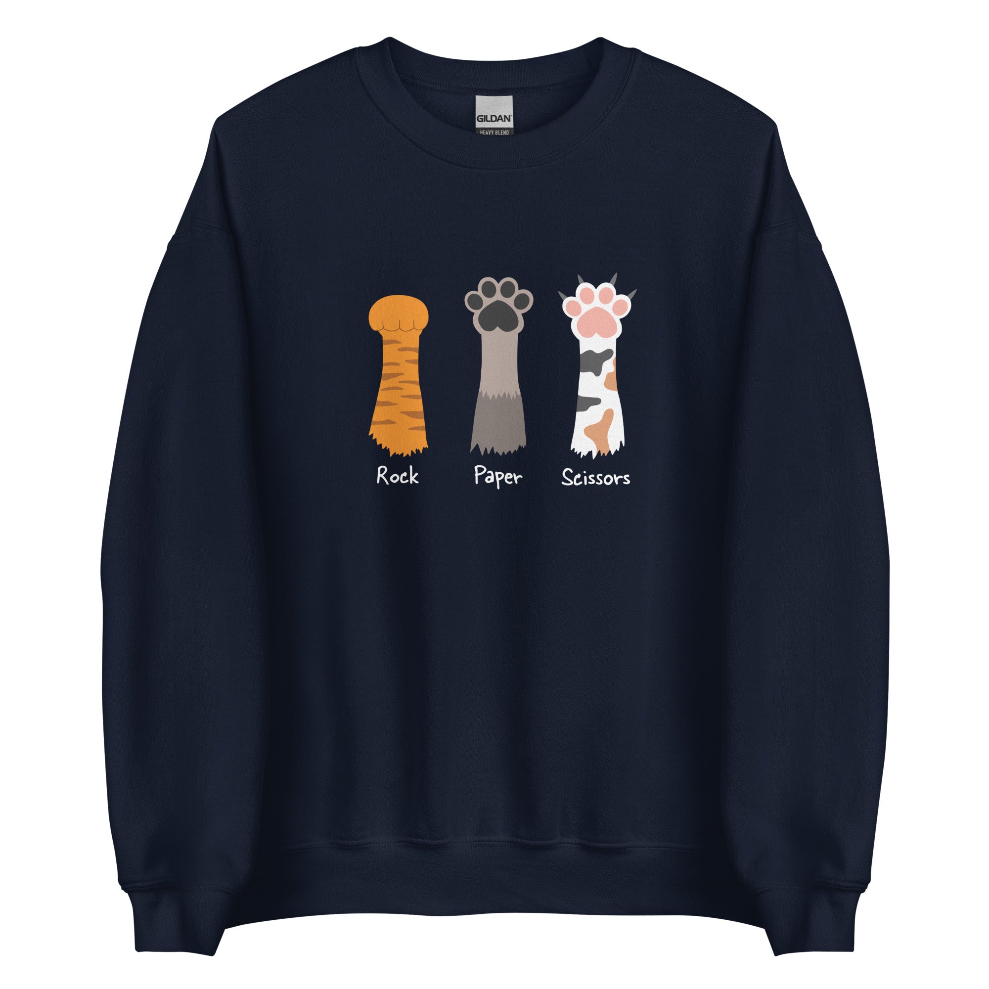 Rock Paper Scissors Crewneck Sweatshirt、mySite、camillekostekn