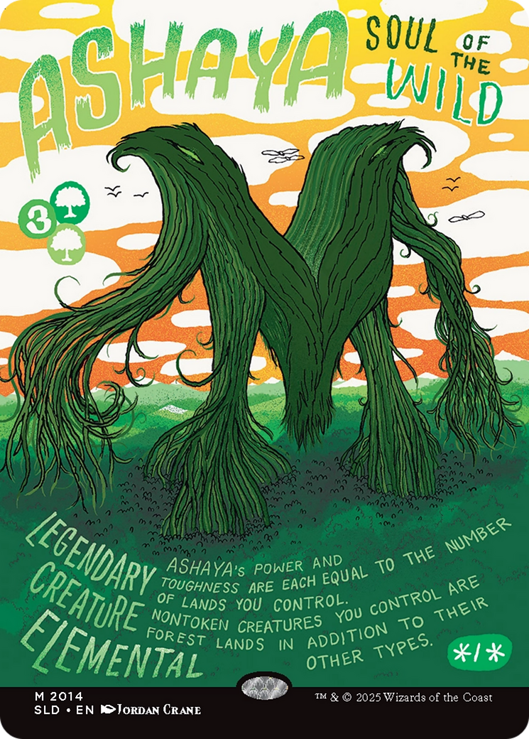 Ashaya, Soul of the Wild (Rainbow Foil) Secret Lair Drop Series、mySite、waistdrama