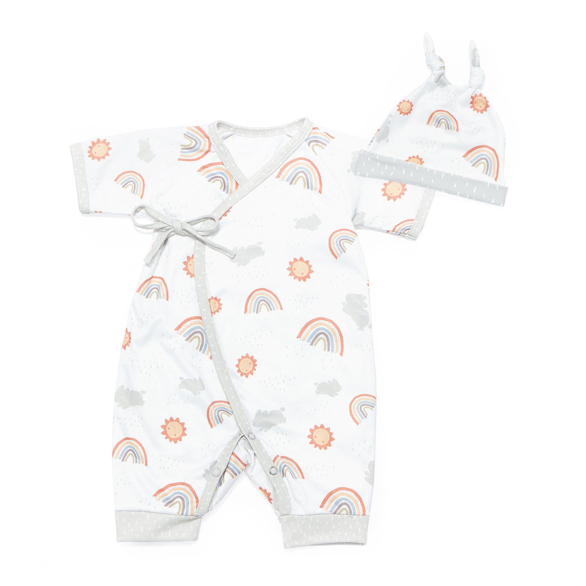 RETIRED - Little Sunshine Kimono Romper and Hat Set、mySite、g9winljtr