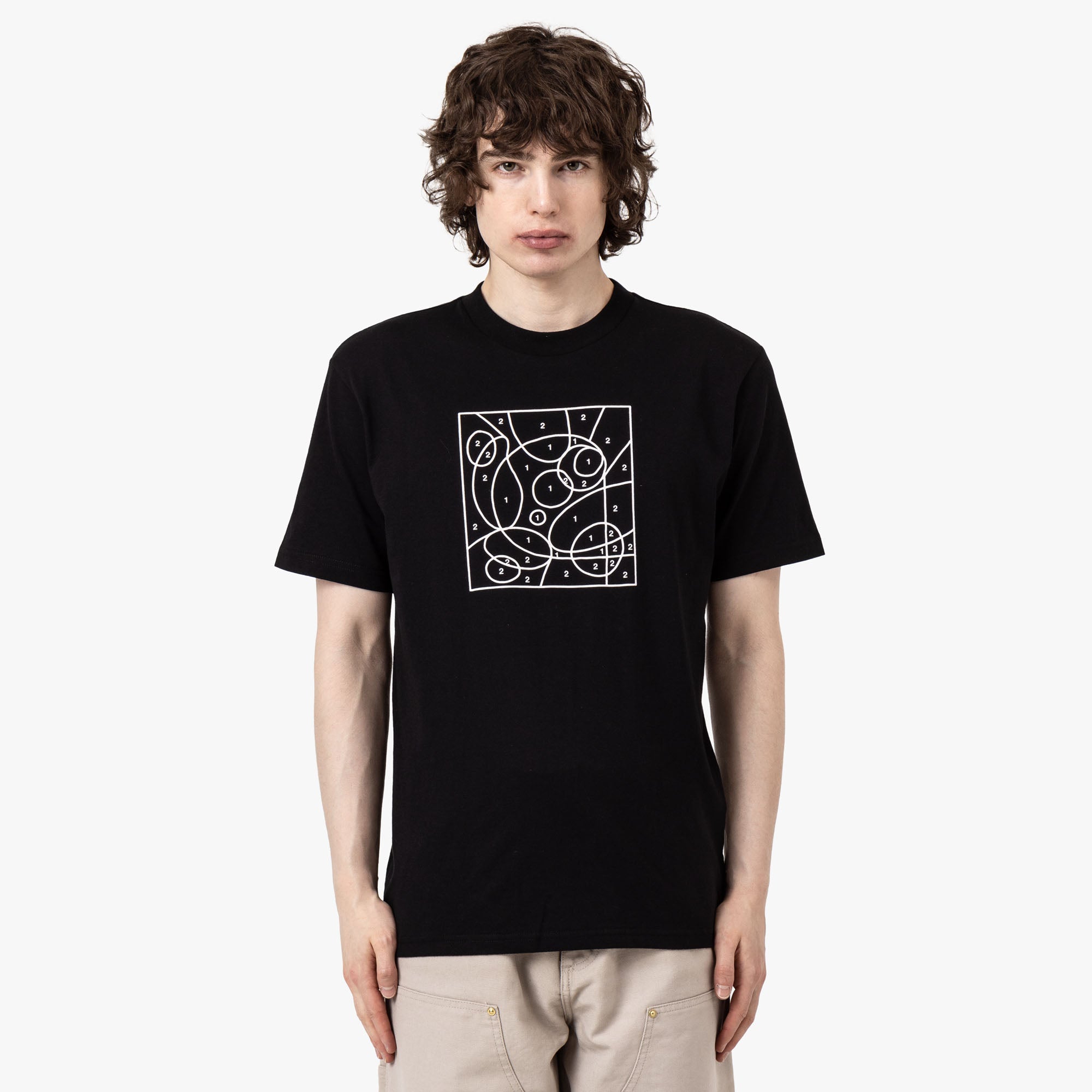  Carhartt WIP By The Numbers Tee Black、mySite、merchandisen