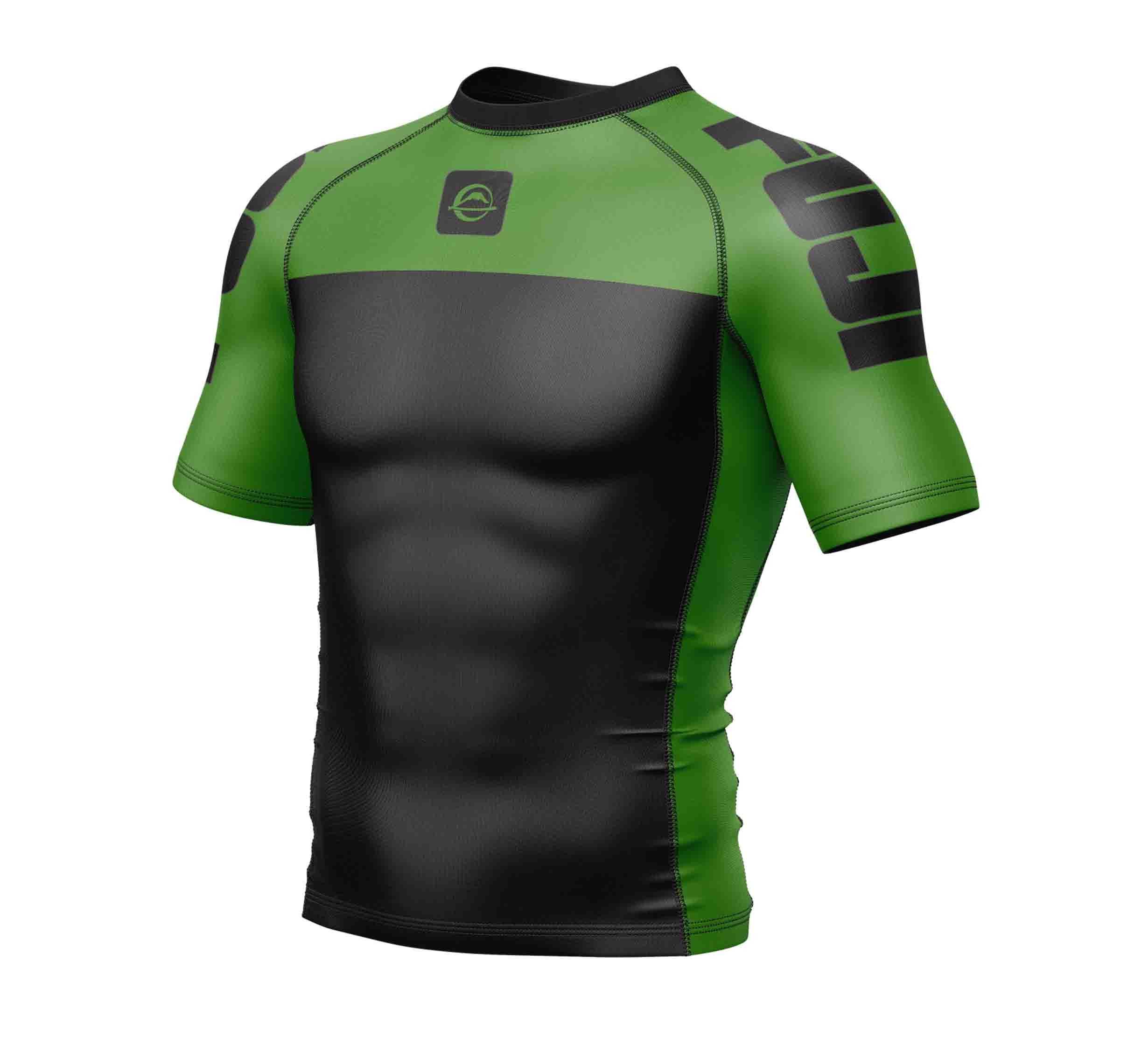 Kids Competition Ranked Rashguard Green、mySite、gigharbornorthrealestate