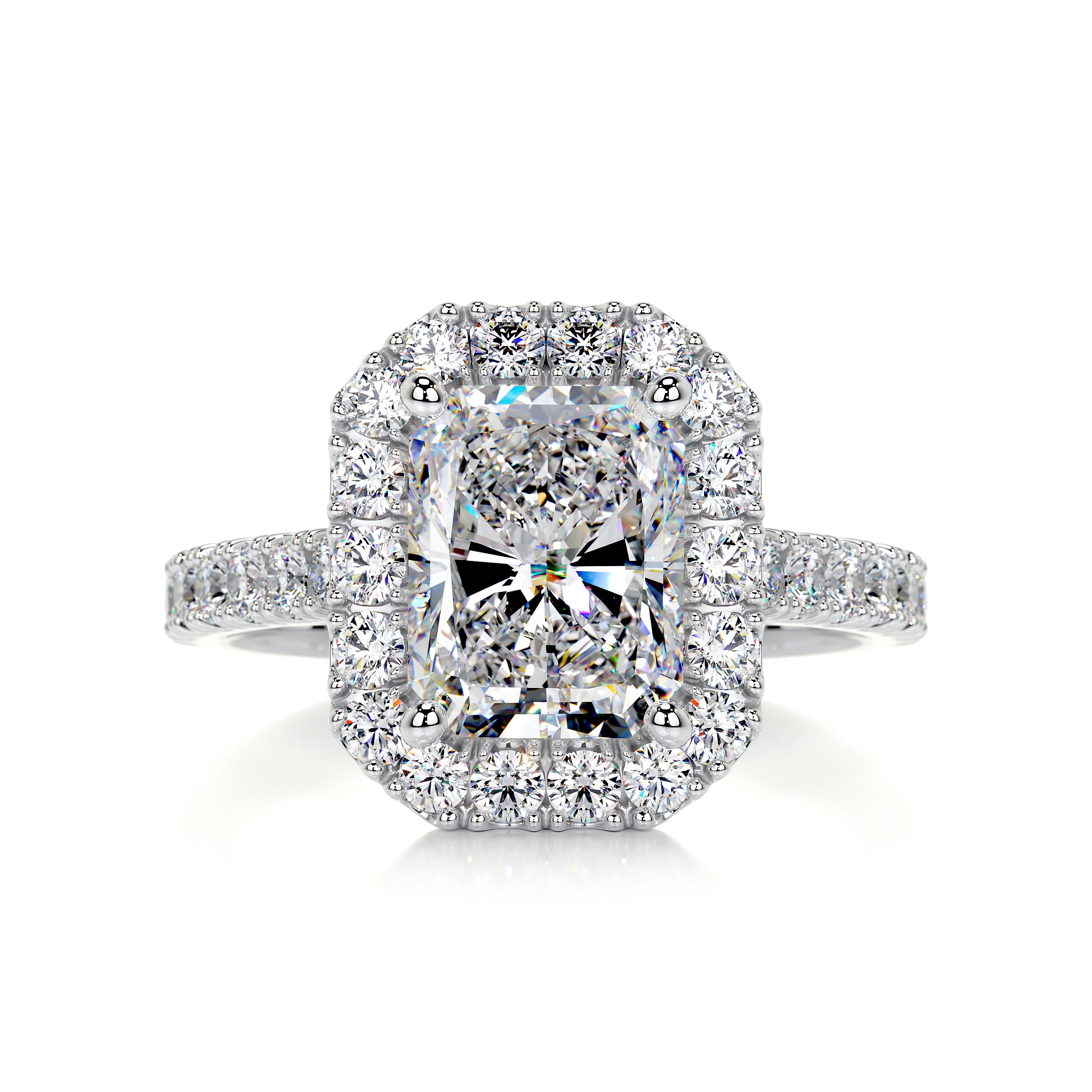 Andrea Moissanite & Diamond Ring -Platinum、mySite、hinf8tx79