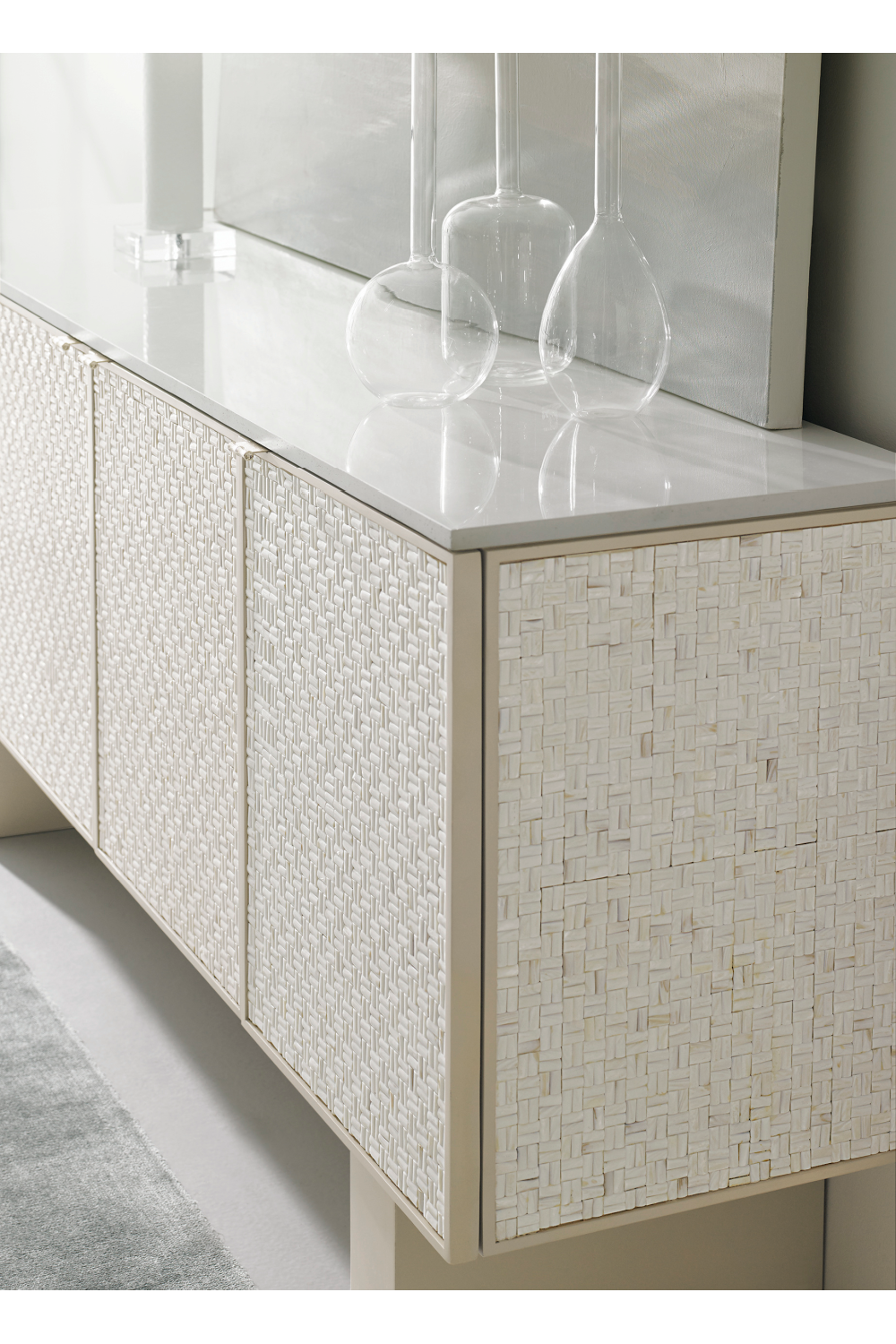 Stacked Shell Sideboard | Caracole Bomb-Shell、mySite、neckold