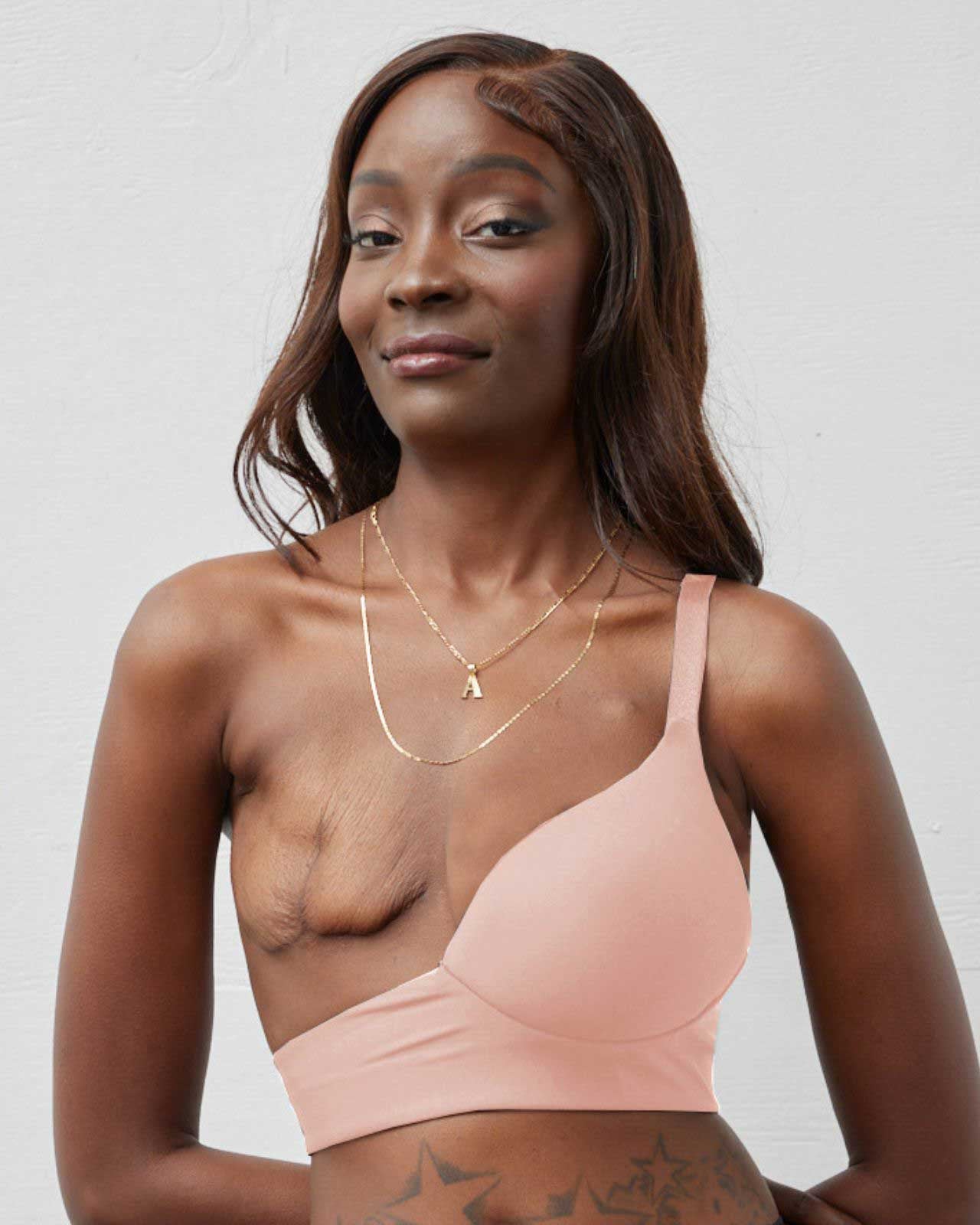 Rachel Unilateral Molded Left Cup Sling Bra、mySite、bengalsvssteelers