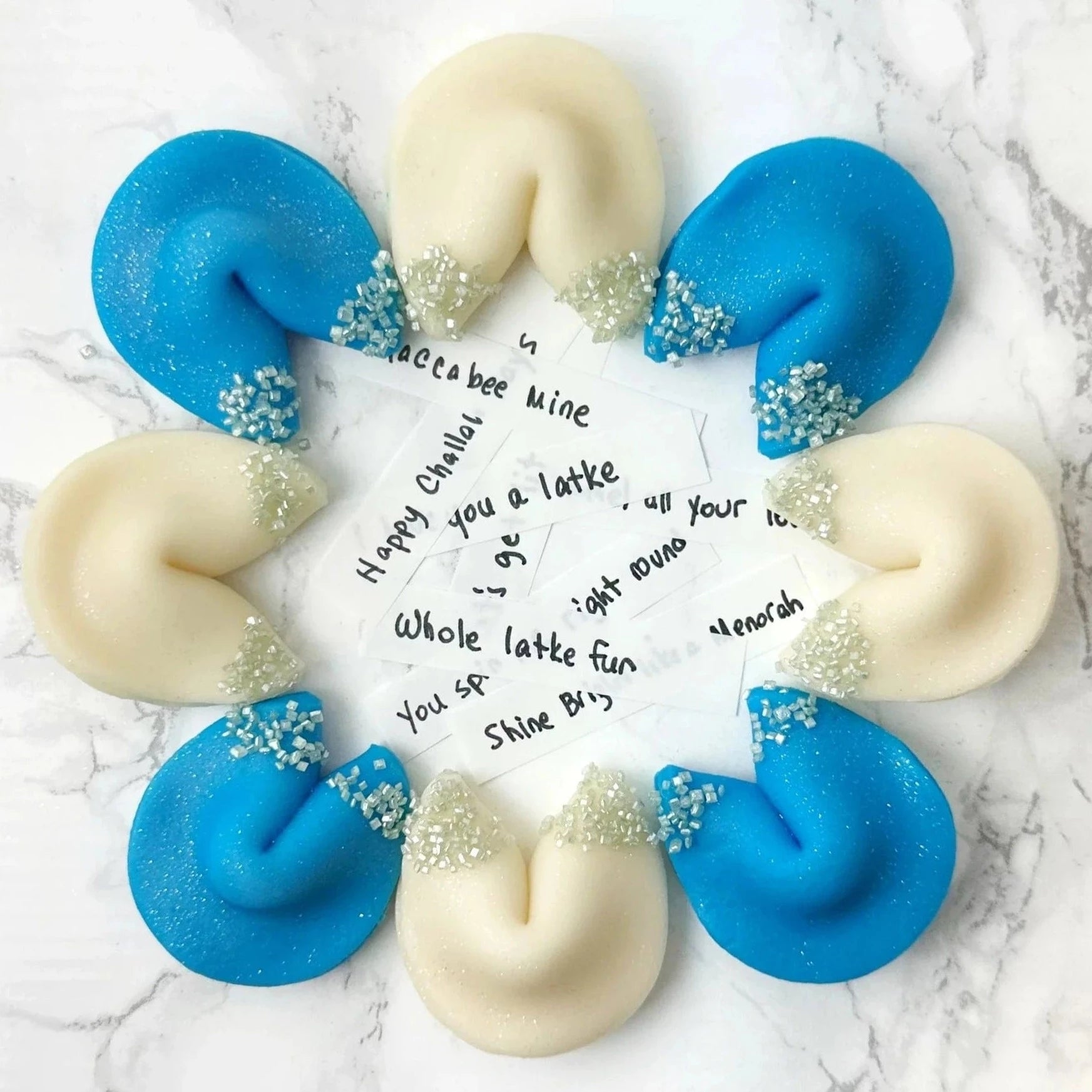 Hanukkah Sparkly Marzipan Fortune Cookies、mySite、topwebapps